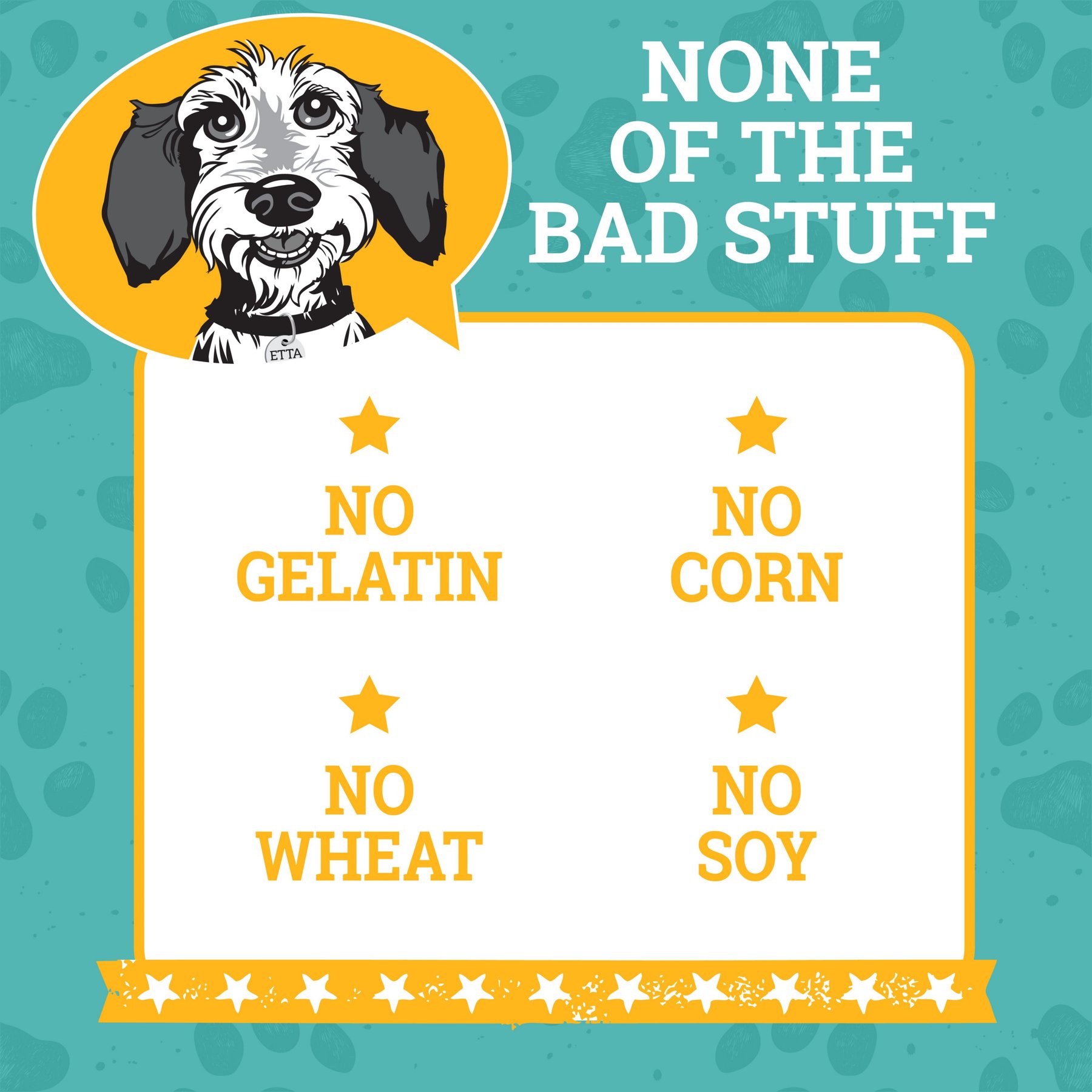 Etta Says! Sit! Training Treats Peanut Butter Recipe Dog Treats, 6-oz bag
