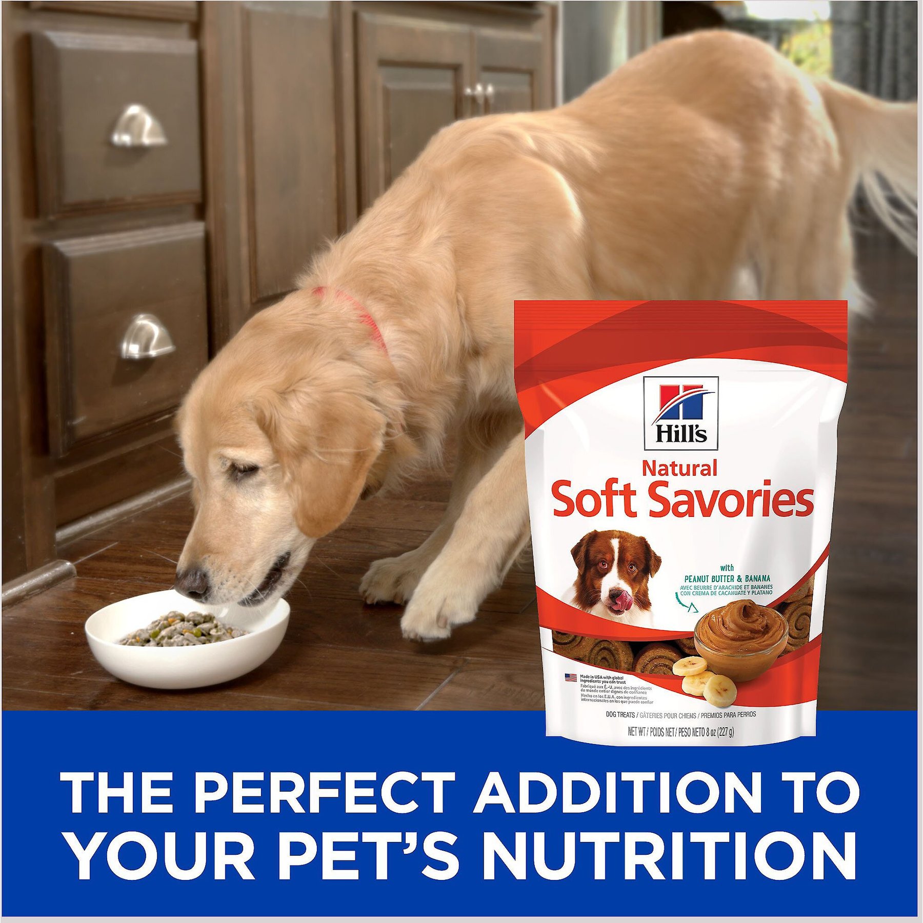 Hill's Natural Soft Savories with Peanut Butter & Banana Dog Treats