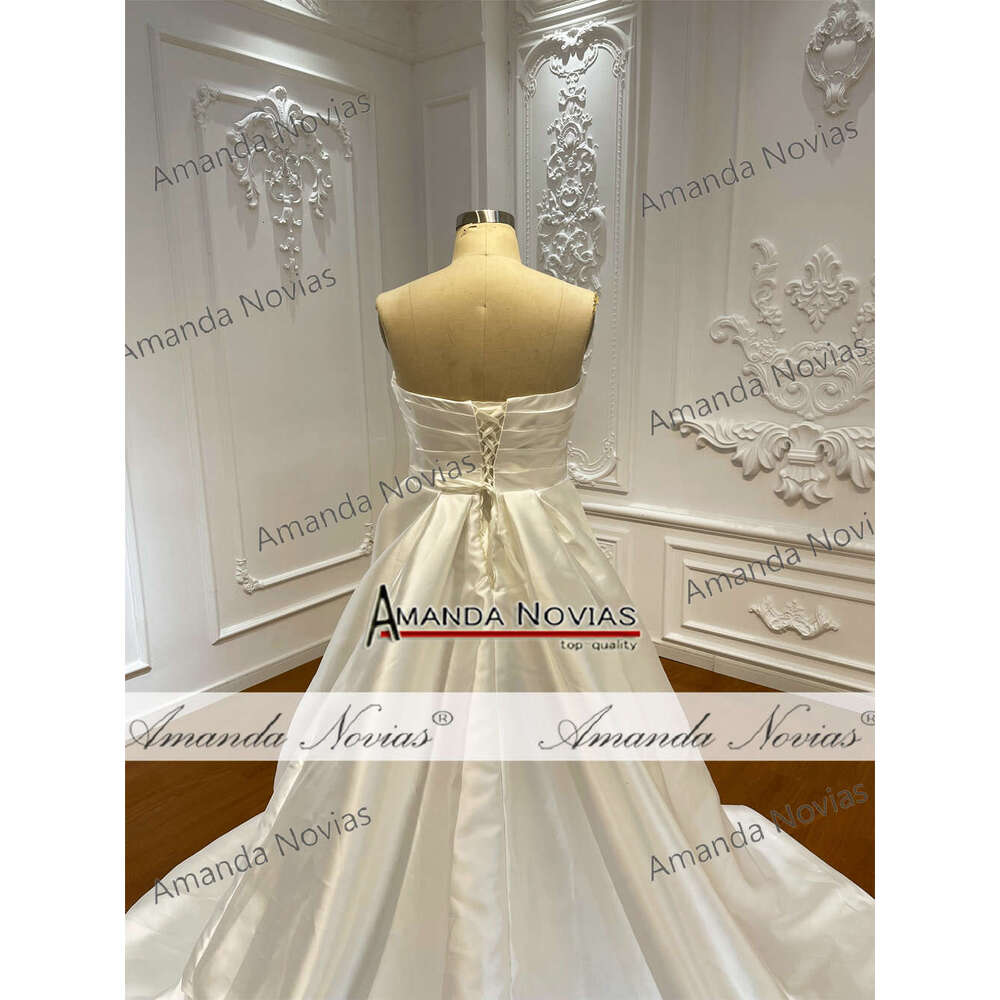 Strapless Customized Hot Sale Stain A E Plus Size Wedding Dress