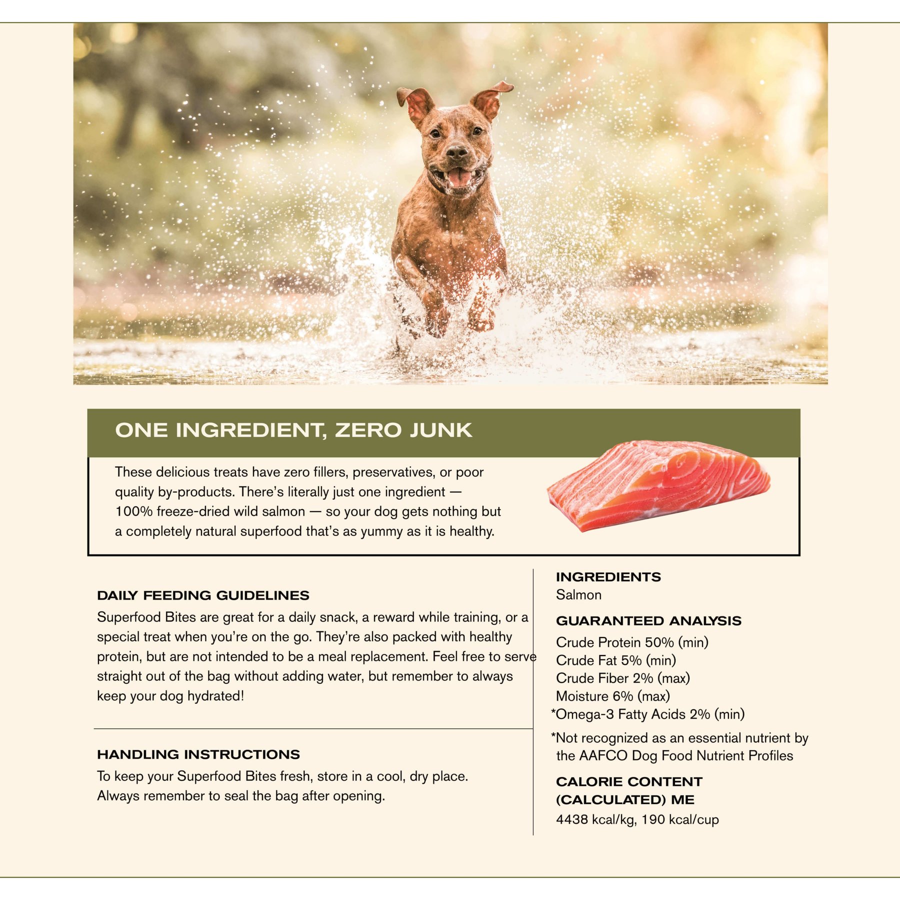 Badlands Ranch Salmon Grain-Free Freeze-Dried Raw Dog Treats