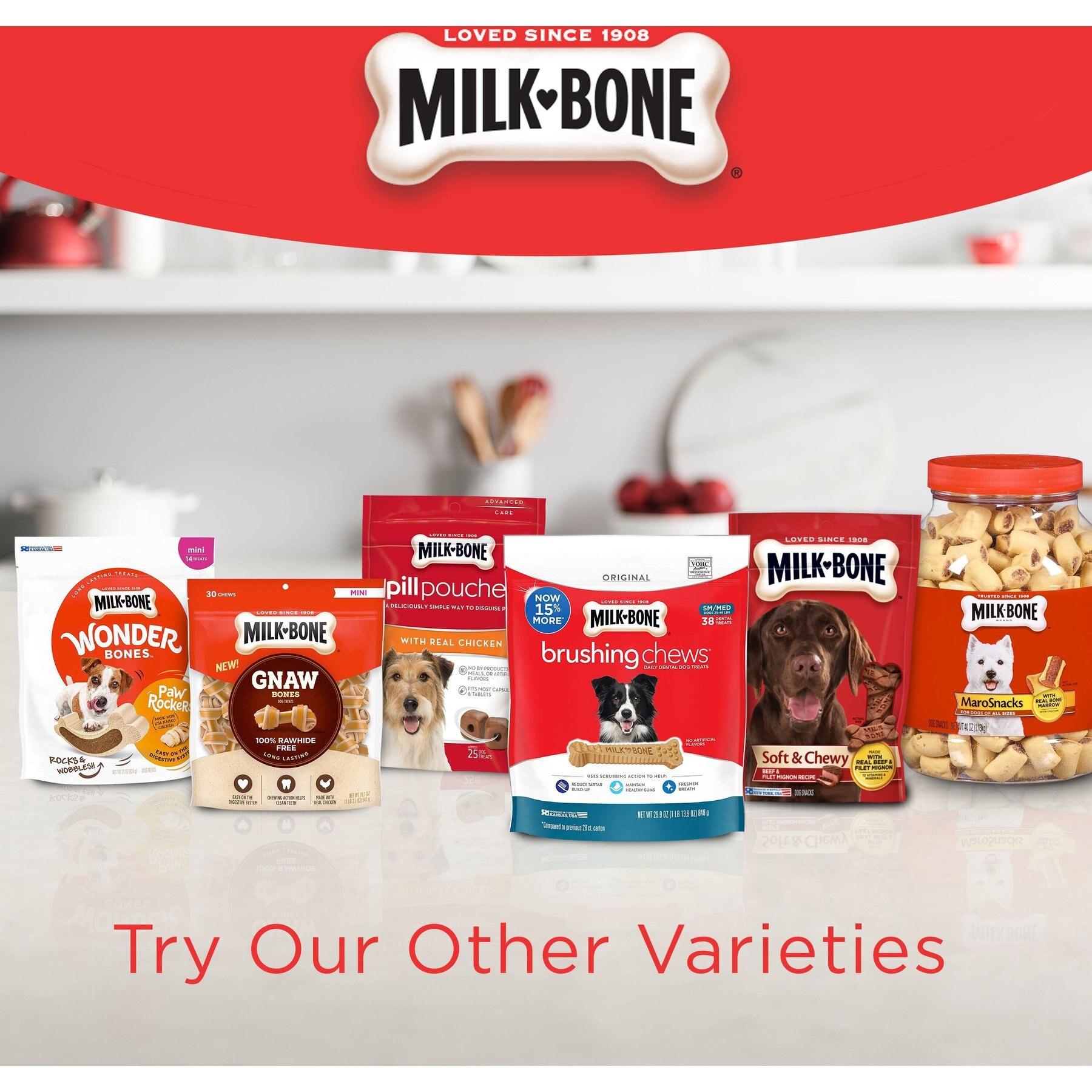 Milk-Bone Pill Pouches with Real Chicken Dog Treats