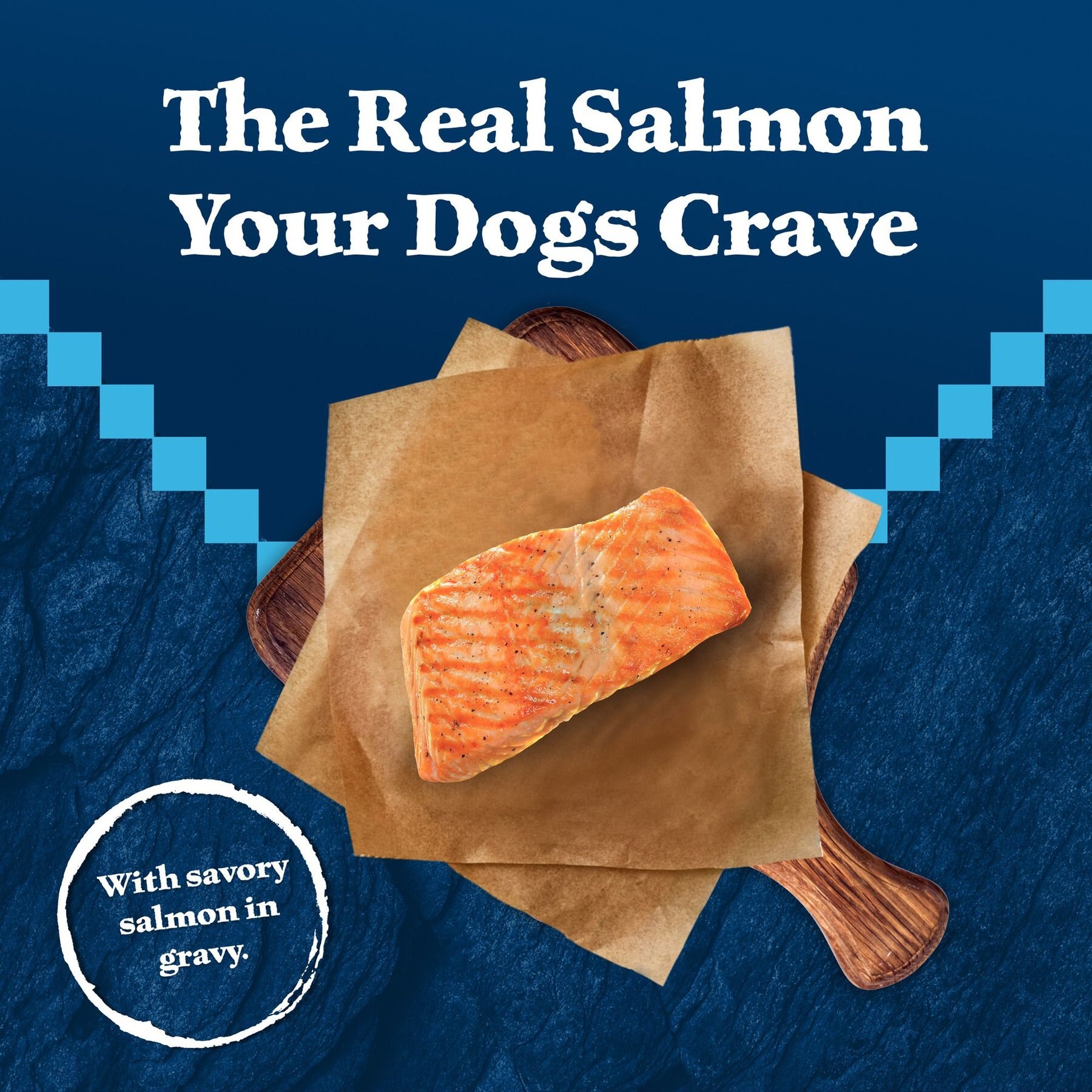 Blue Buffalo Wilderness Wolf Creek Stew Savory Salmon Stew Grain-Free Adult Canned Dog Food