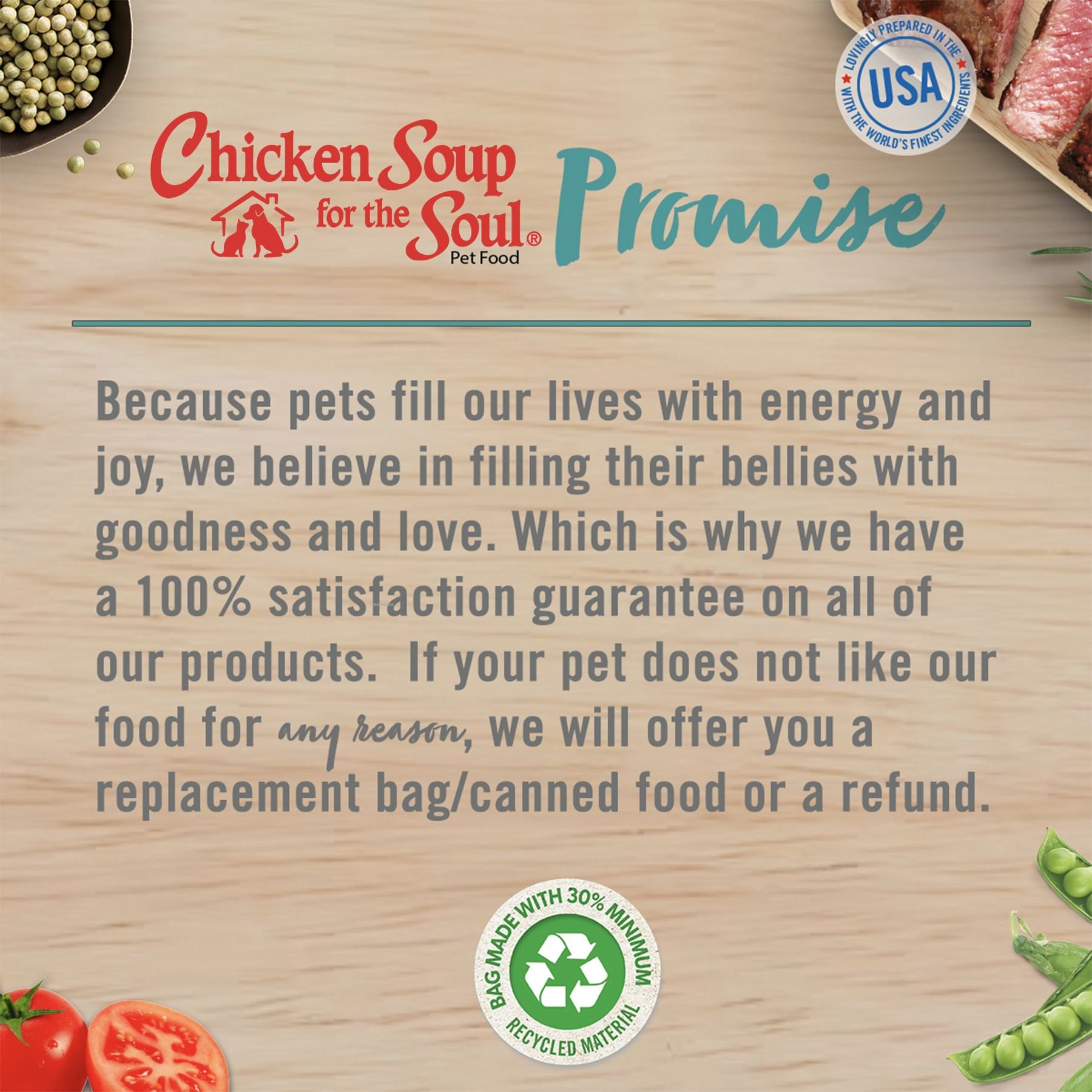 Chicken Soup for the Soul Chicken with Beef & Vegetables Recipe Grain-Free Canned Dog Food, 13-oz can, case of 12