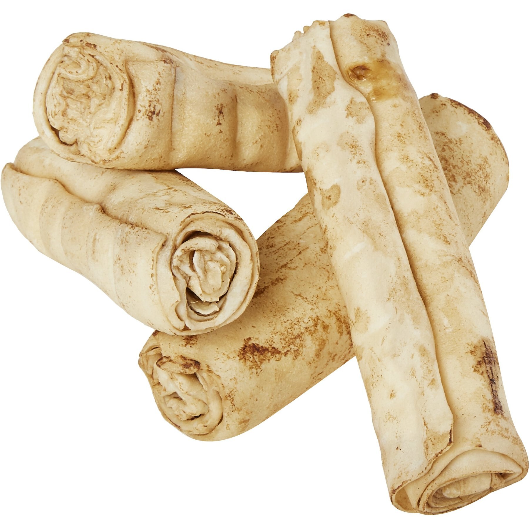 Pure & Simple Pet Peanut Butter Flavored Rawhide Retriever Roll Dog Treat, Small
