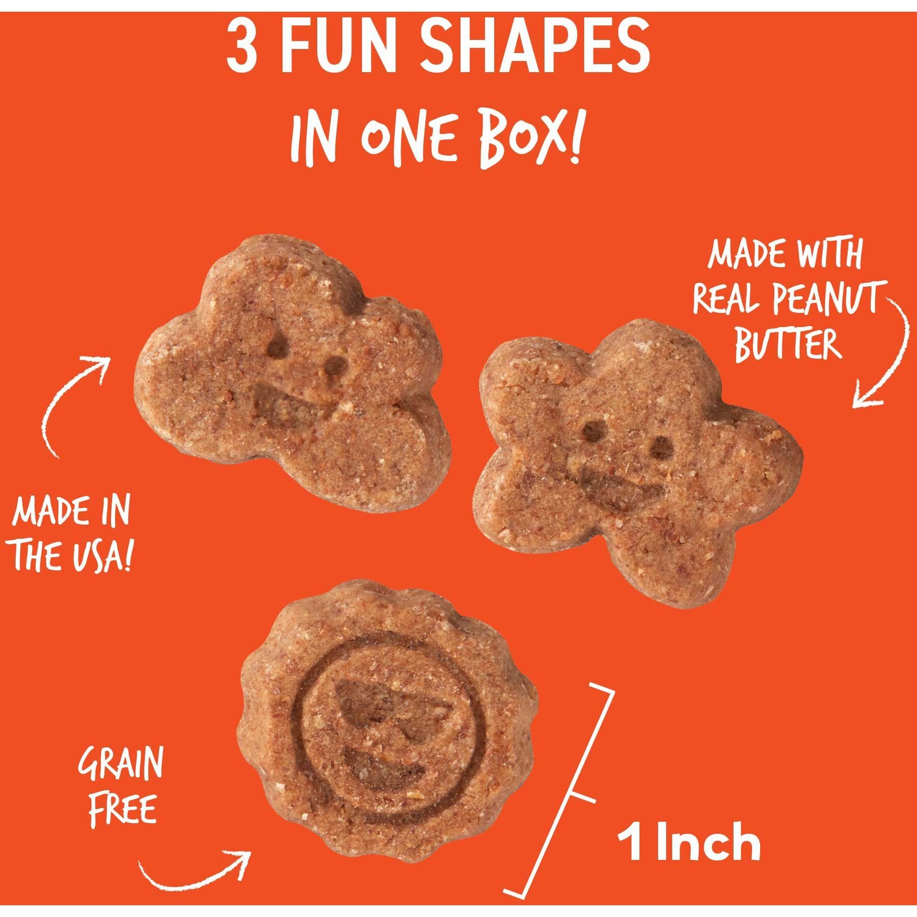 Cloud Star Wag More Bark Less Soft Chews with Peanut Butter & Apples Grain-Free Dog Treats