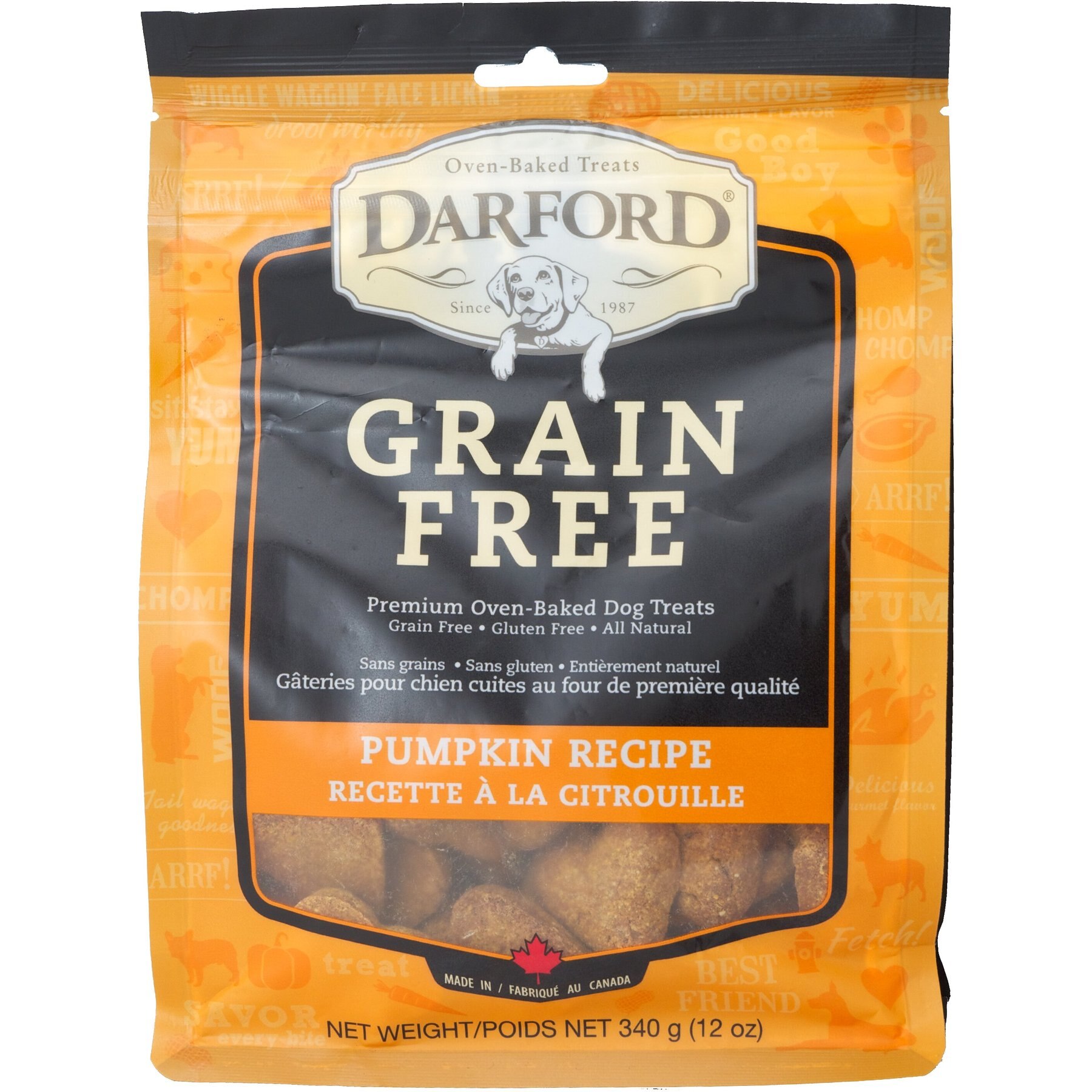 Darford Grain-Free Baked Pumpkin Recipe with Mixed Vegetables Dog Treats