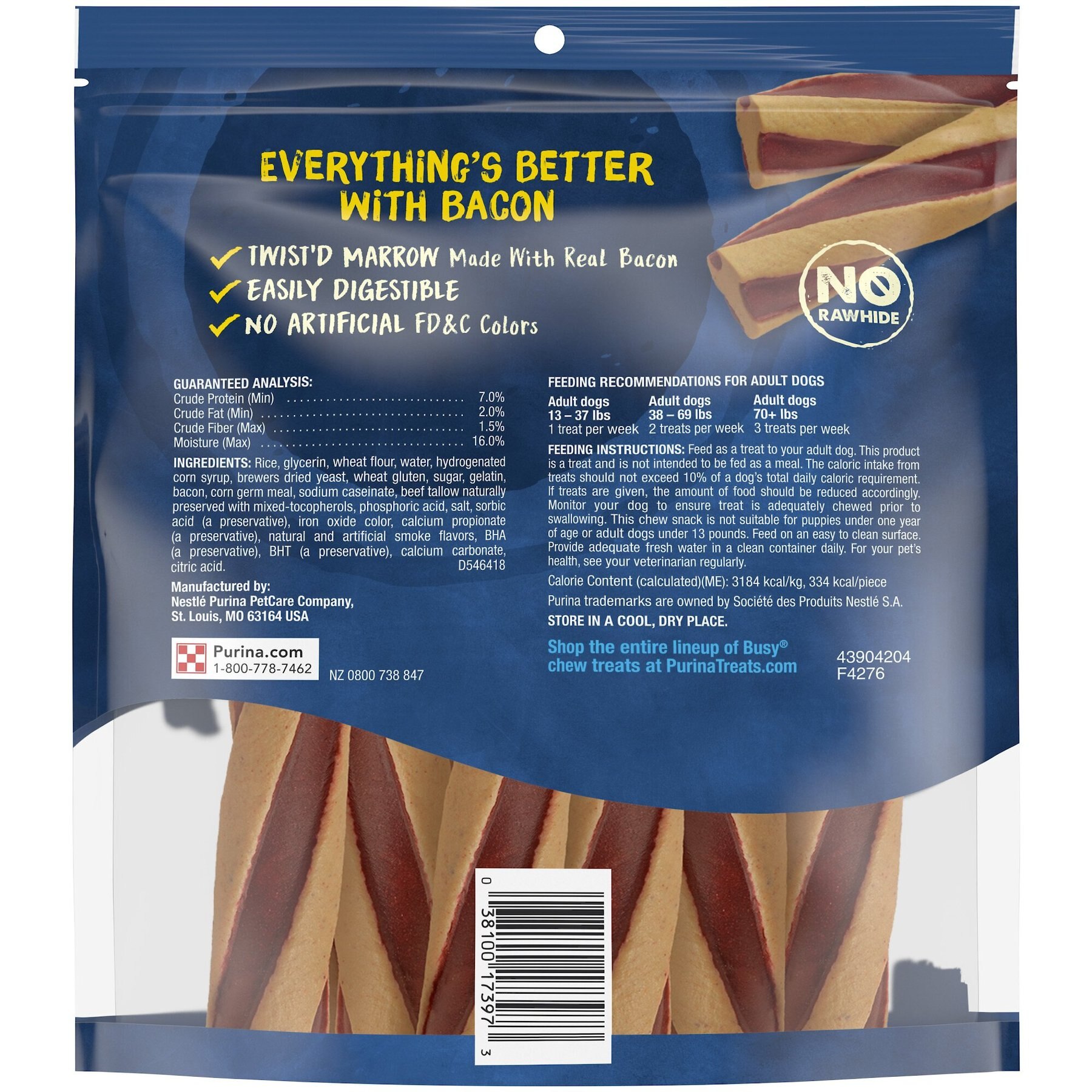 Busy Bone with Beggin' Twist'd! Long-Lasting Small/Medium Dog Treat
