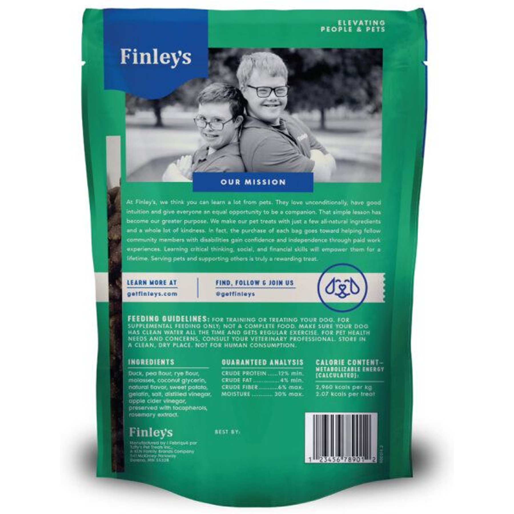 Finley's Barkery Duck Recipe Soft Chew Training Bites Dog Treats, 16-oz bag