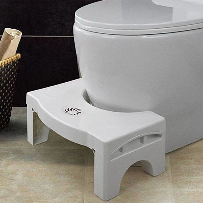 Folding toilet stool bathroom plastic non-slip bathroom stool for the elderly and pregnant women thickened foot stool raised stool