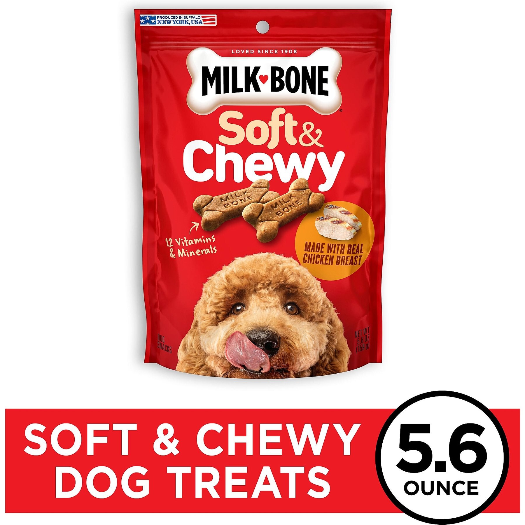 Milk-Bone Soft & Chewy Chicken Recipe Dog Treats