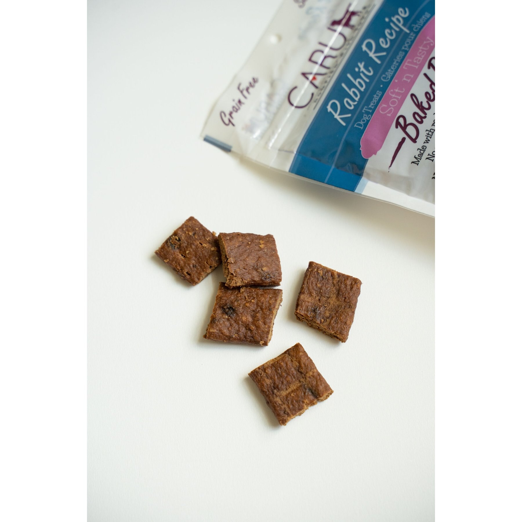 Caru Soft 'n Tasty Baked Bites Rabbit Recipe Grain-Free Dog Treats