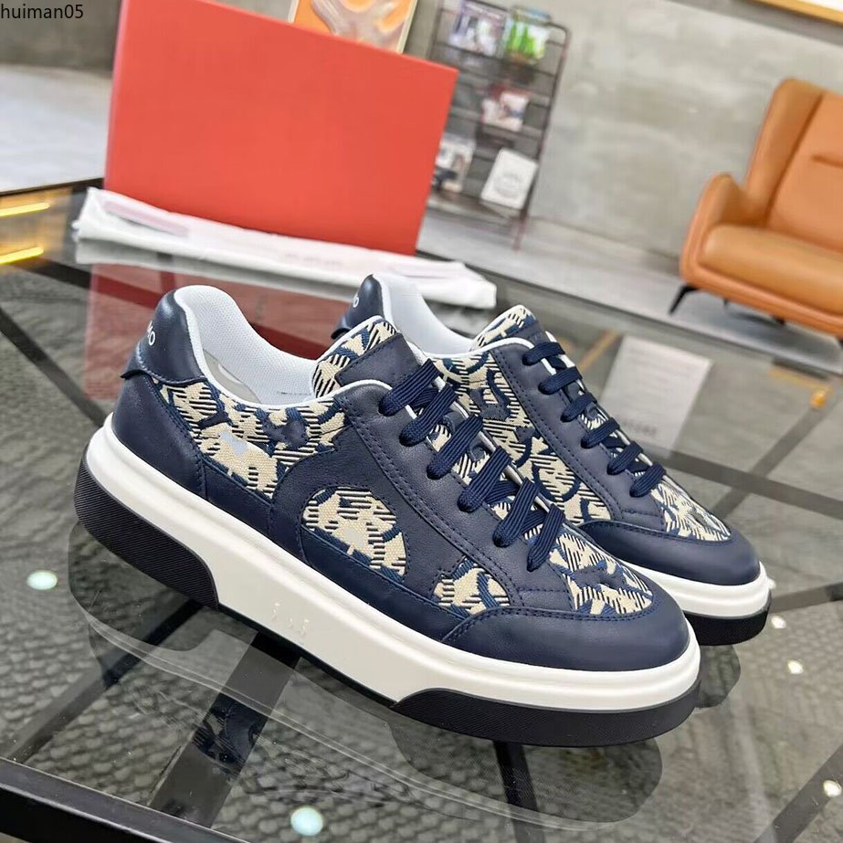 Top casual men designer shoes letter printed lace up Luxury Mens shoe sports streetwear with bgffdr0044