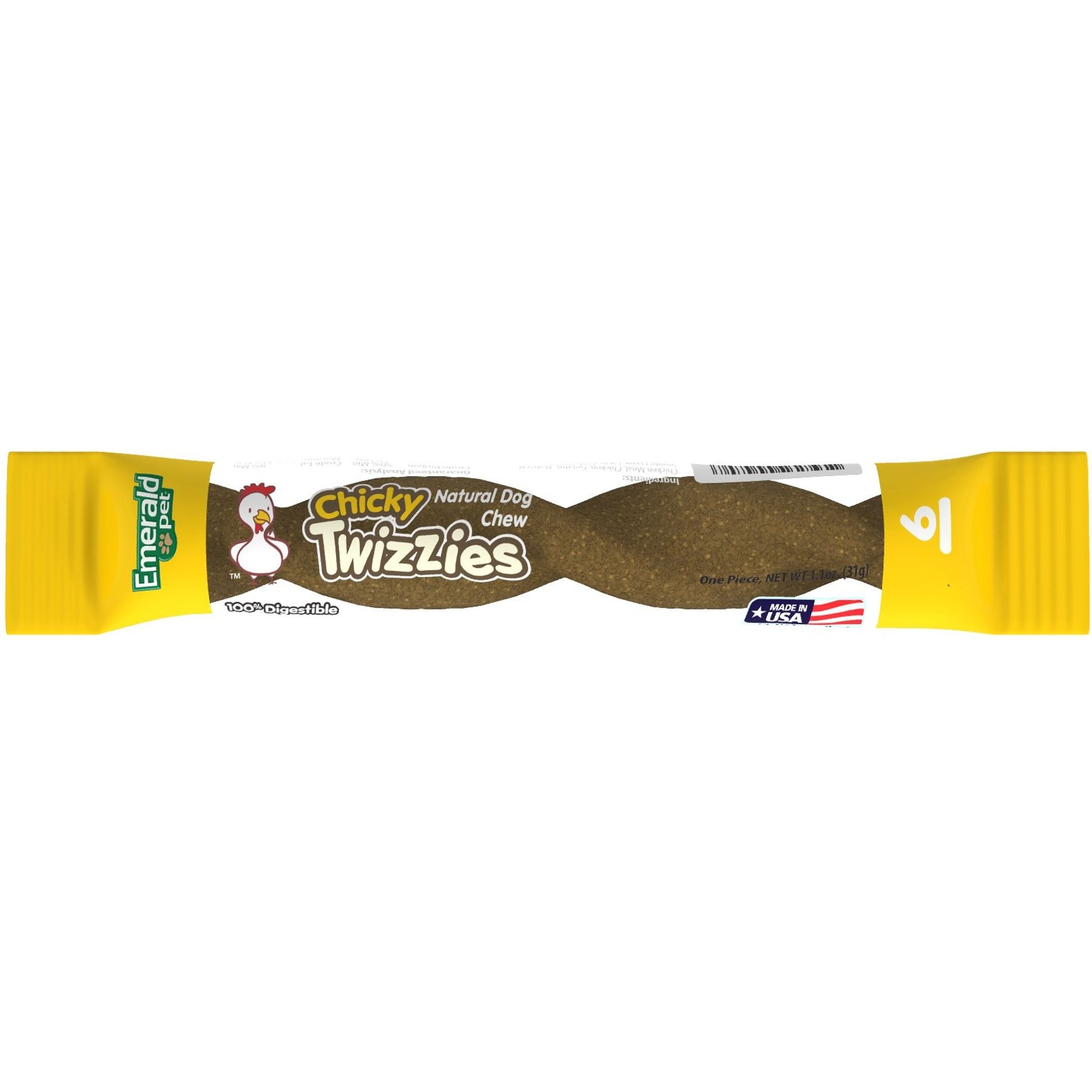 Emerald Pet Chicky Twizzies Grain-Free Dog Treats
