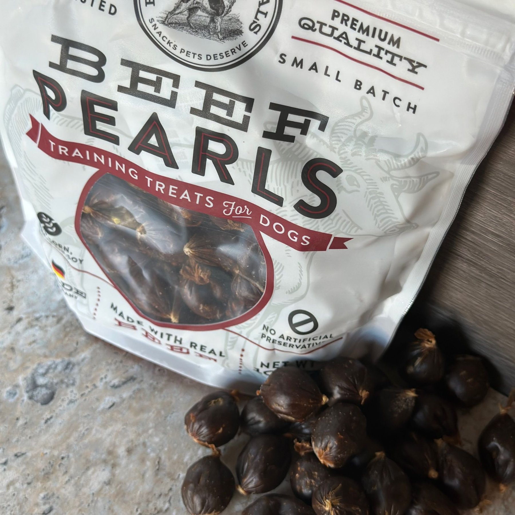 Butcher's Naturals Slow Roasted Beef Pearls Soft & Chewy Dog Treats, 10-oz bag