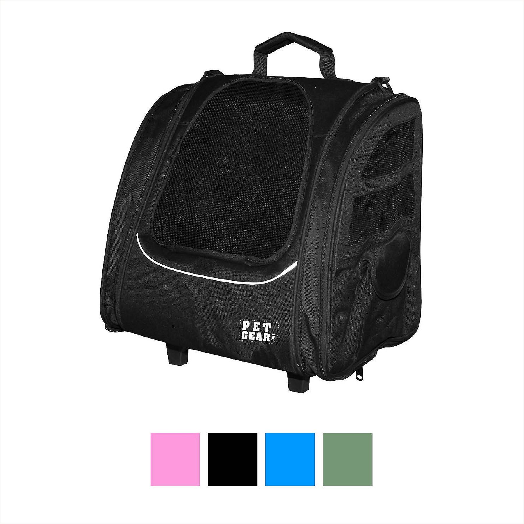 Stylish & Functional Pet Transport Pack Easy-to-Carry and Convertible to a Wheeled Cart