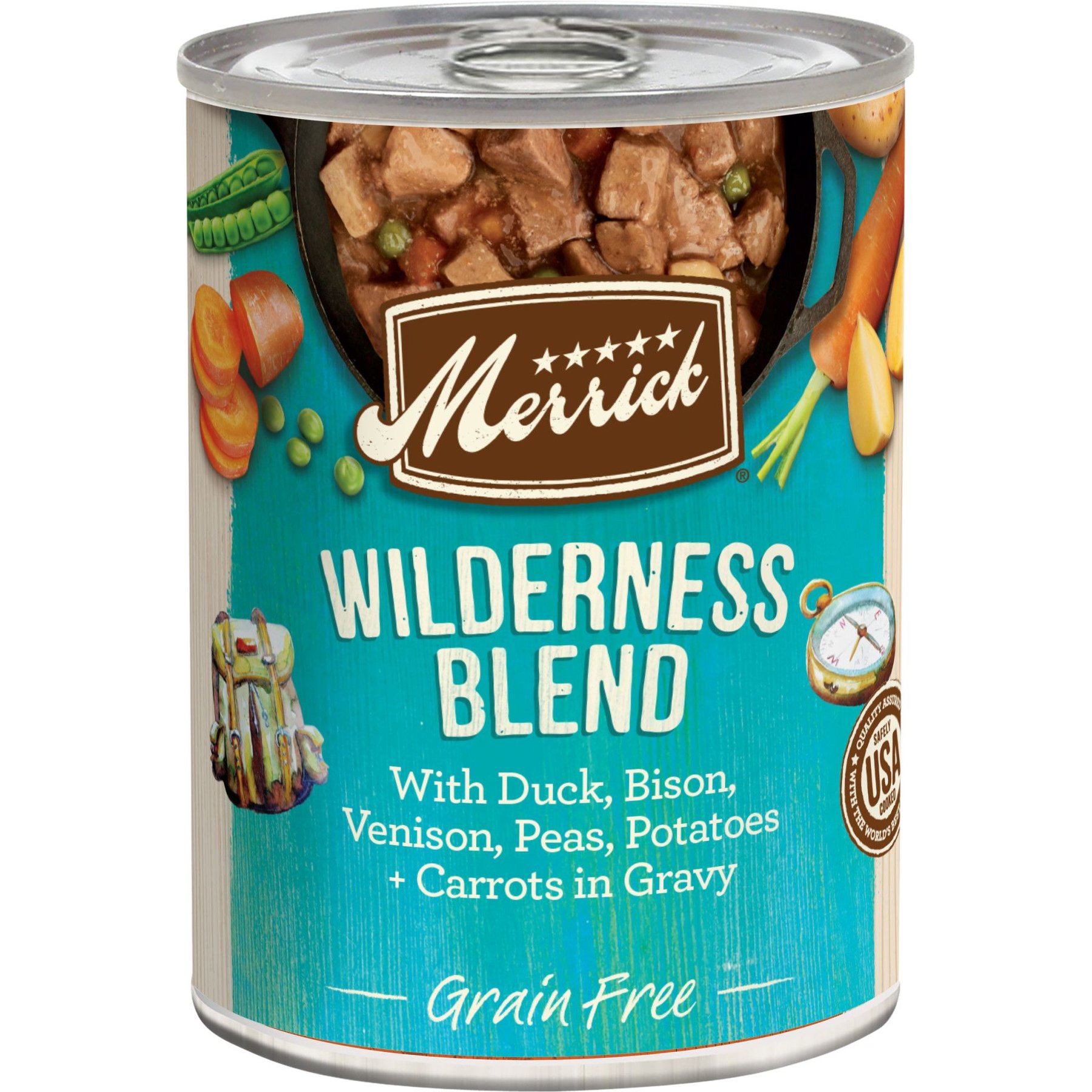 Merrick Grain-Free Wet Dog Food Wilderness Blend