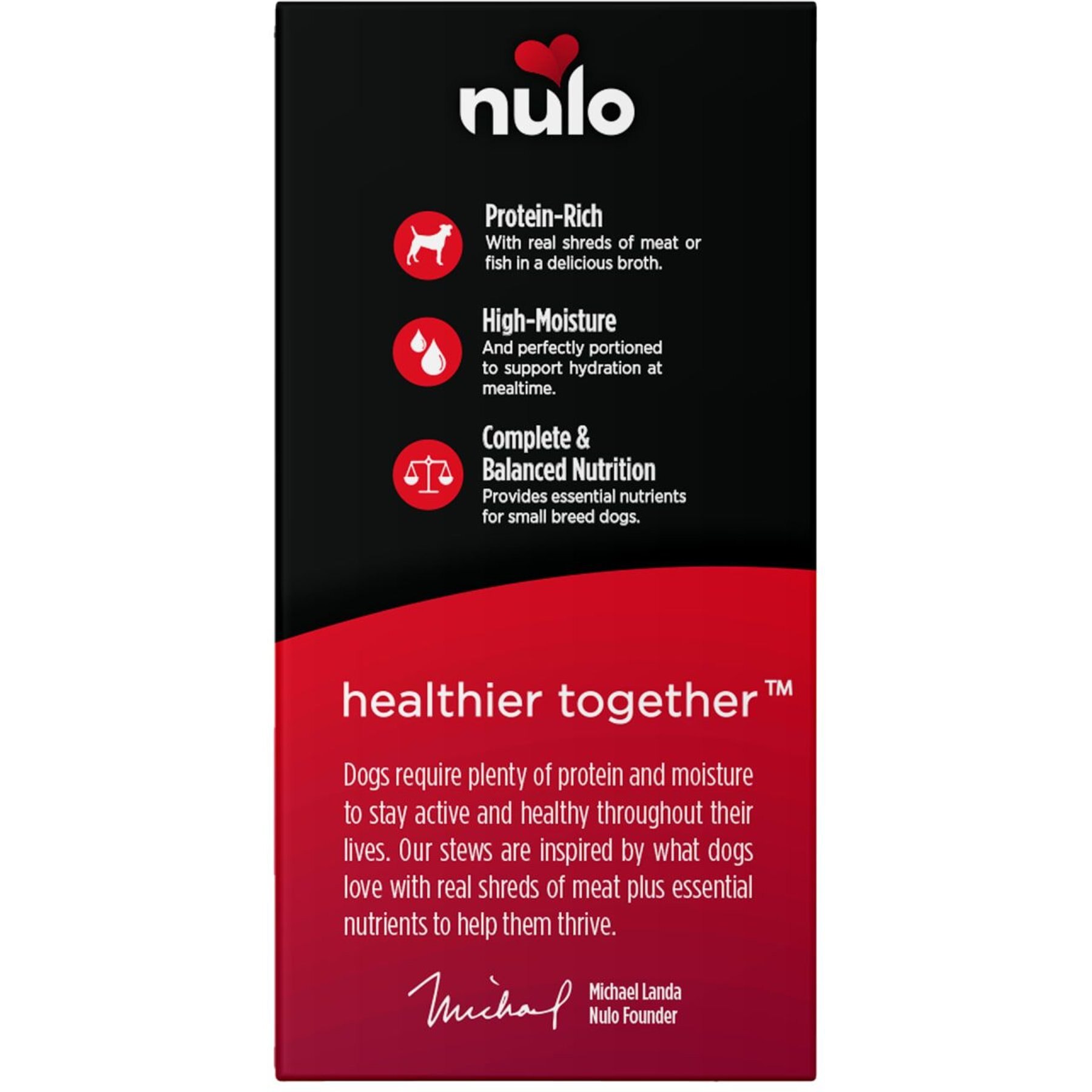 Nulo Signature Stews Variety Pack Grain-Free Small Breed Wet Dog Food, 2.8-oz cup, case of 12