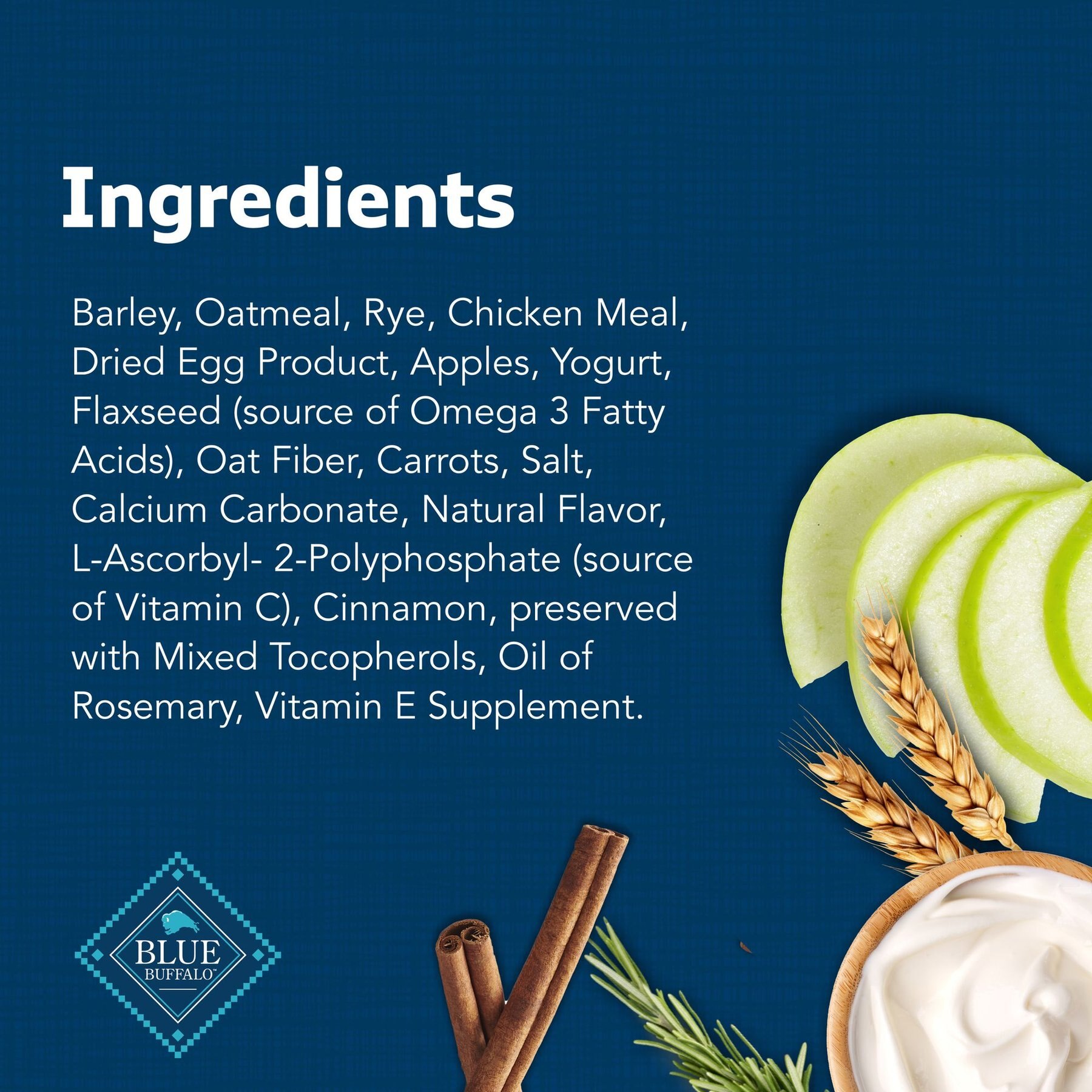 Blue Buffalo Health Bars Baked with Apples & Yogurt Dog Treats