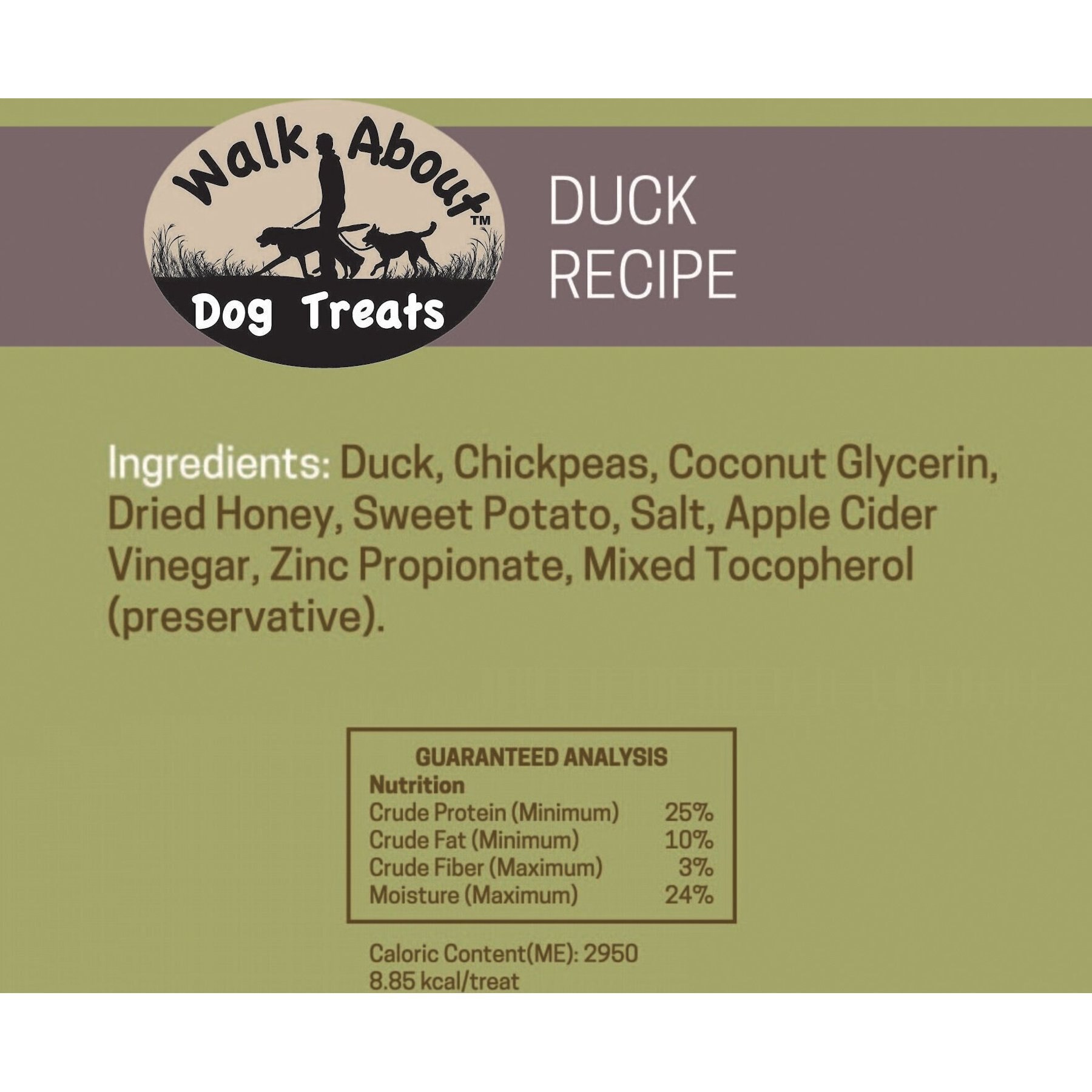 Walk About Duck Grain-Free Jerky Dog Treats