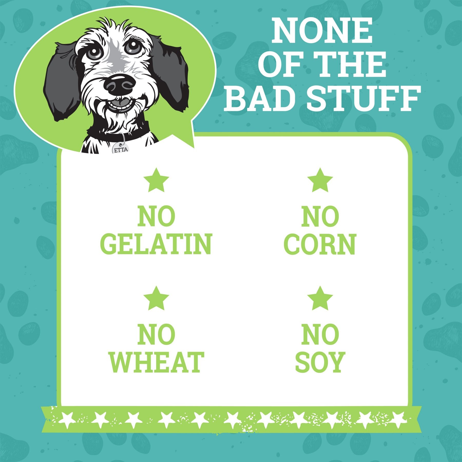 Etta Says! Sit! Cheese Recipe Soft & Chewy Dog Training Treats, 1-lb bag