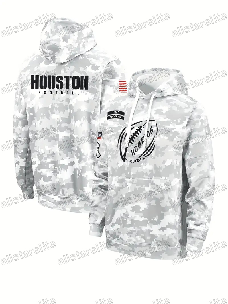 Custom Salute To Service Pullover Football Hoodie Jersey individuation Stitch Camo Sweatshirts Men Womens Youth fashion trend