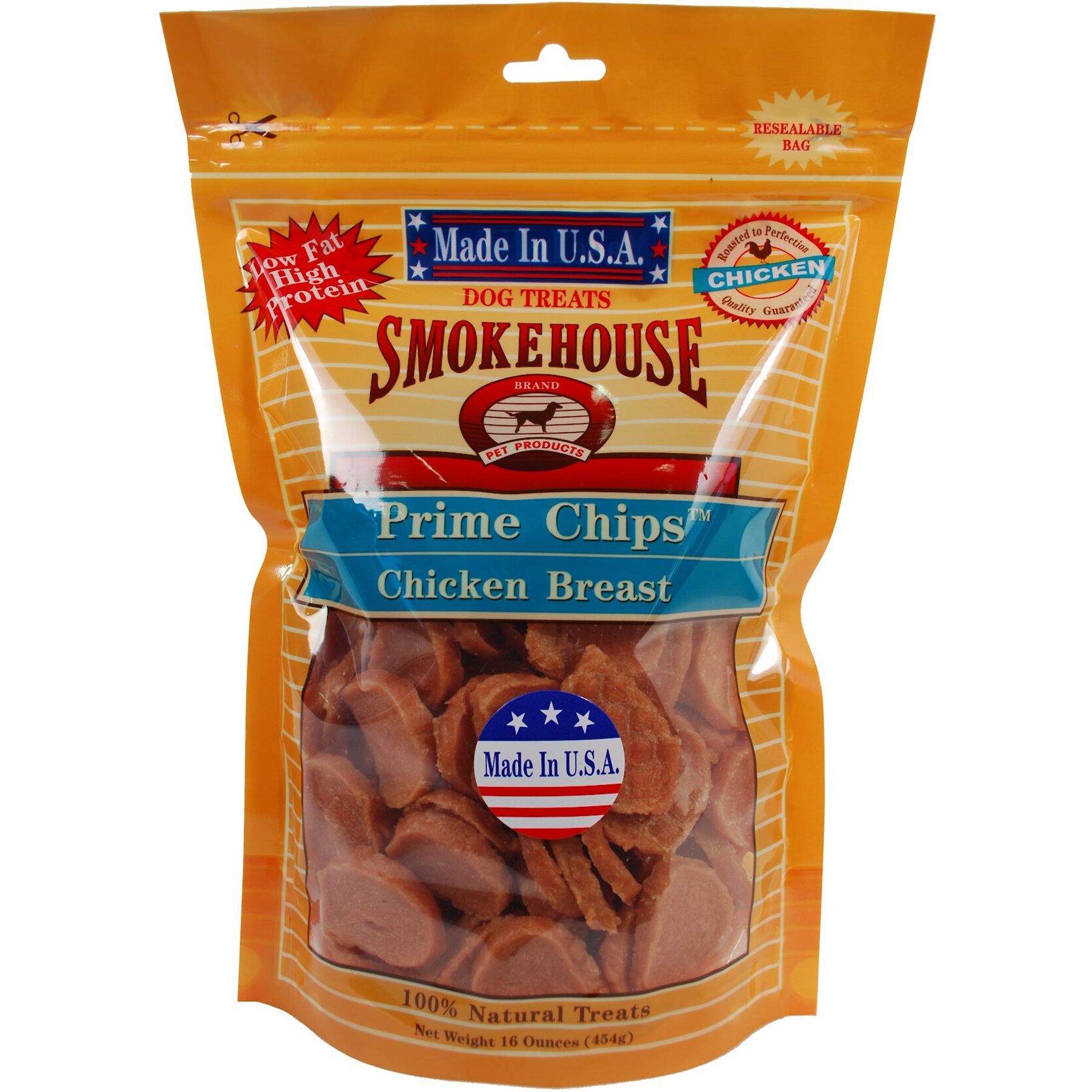 Smokehouse USA Chicken Breast Prime Chips Dog Treats