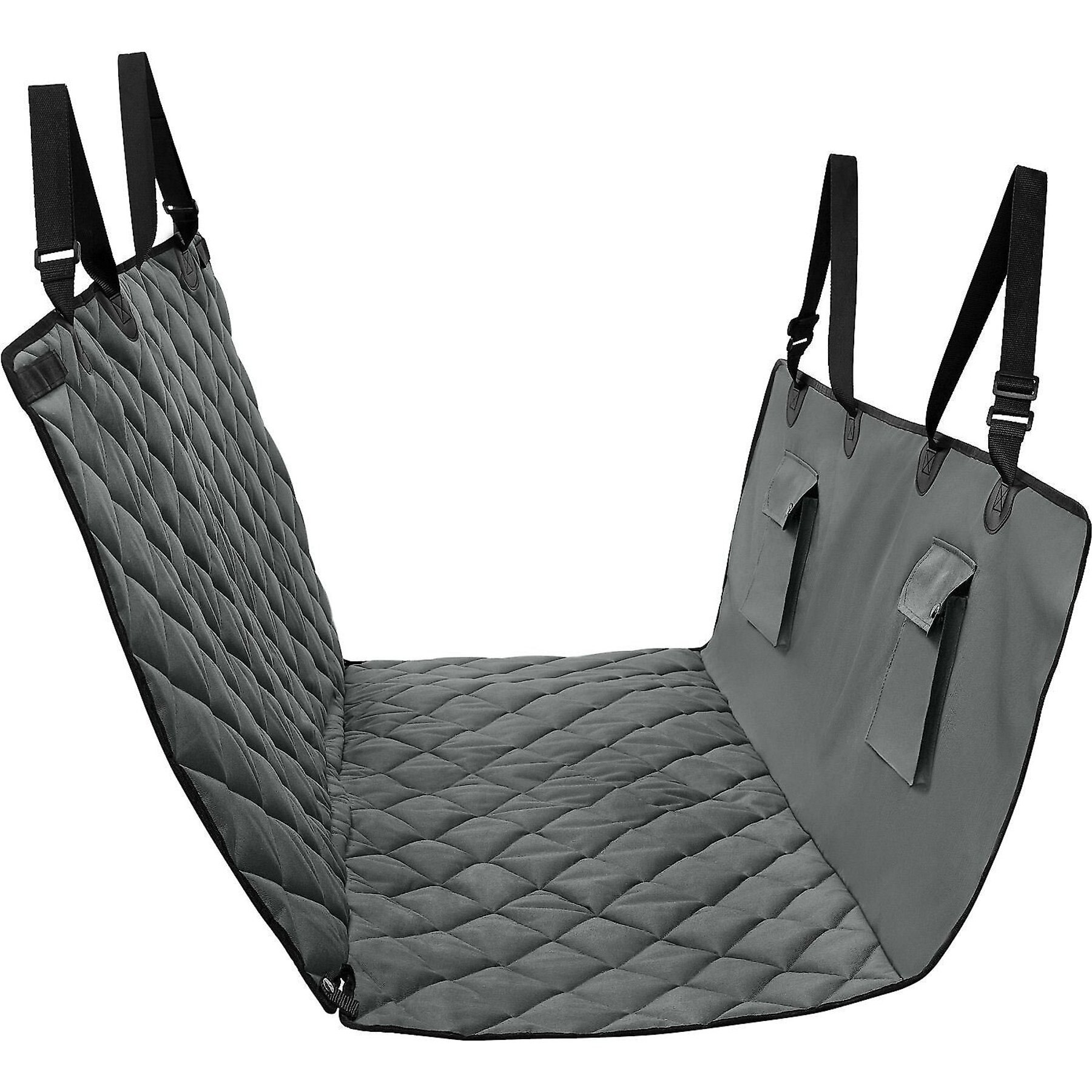 Frisco Adjustable Dog Seatbelt Tether & Frisco Quilted Water Resistant Hammock Car Seat Cover