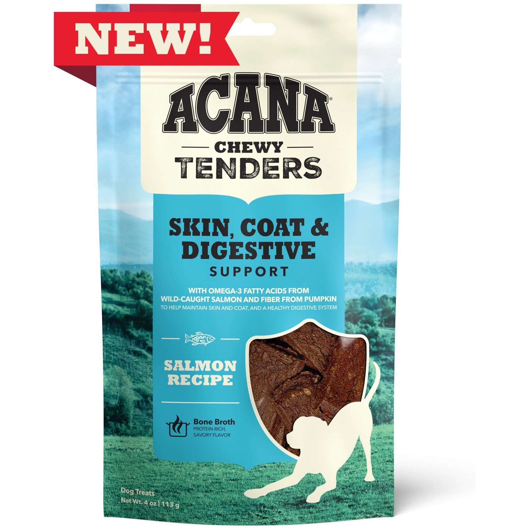 ACANA Chewy Tenders Jerky Dog Treats, 4-oz bag