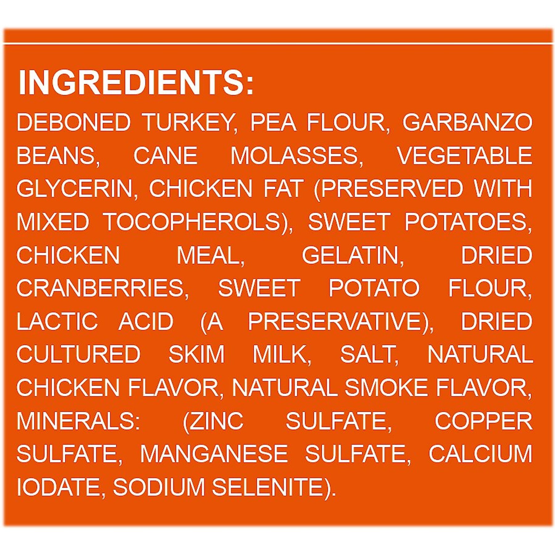 Triumph Turkey, Pea & Berry Recipe Grain-Free Jerky Dog Treats