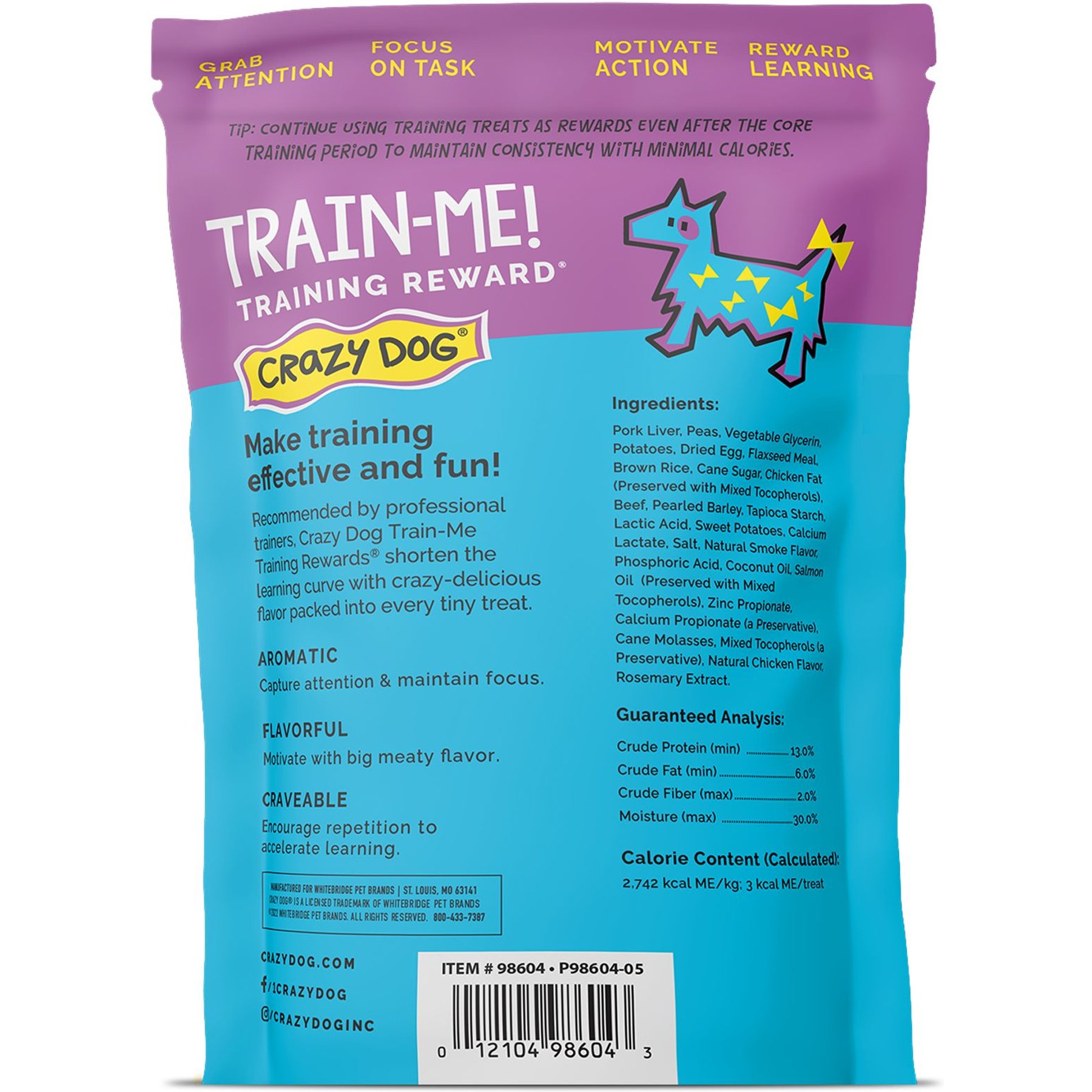 Crazy Dog Train-Me! Beef Flavor Dog Treats