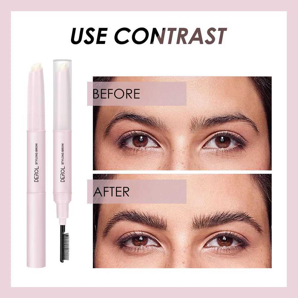 Eyebrow Gel Brows Wax Pencil Double Head Waterproof Long-Lasting Wild Brow Styling Soap Eye Brow Shaping Brush Womens CosmeticsXJ241121