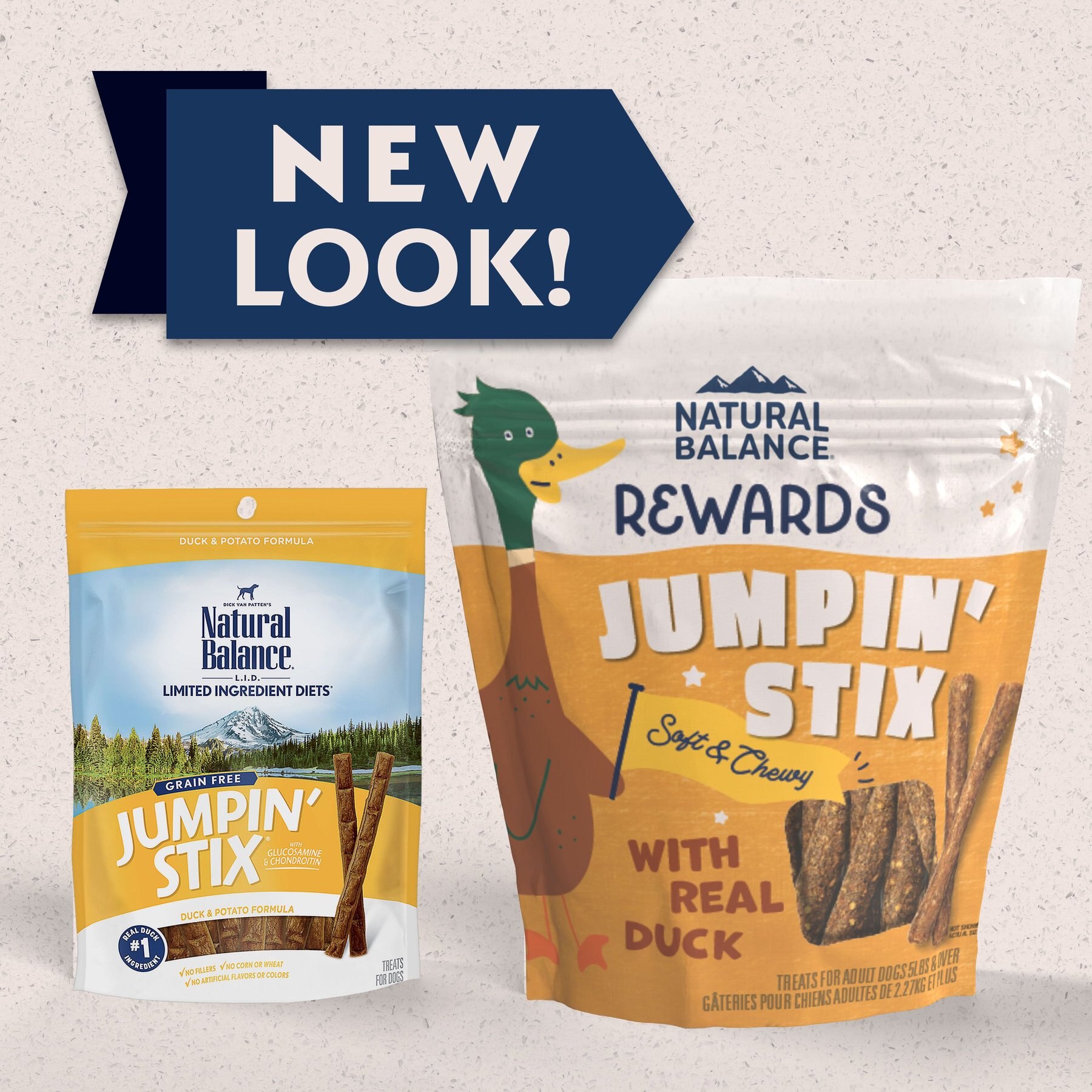 Natural Balance Rewards Jumpin' Stix with Real Duck Dog Treats