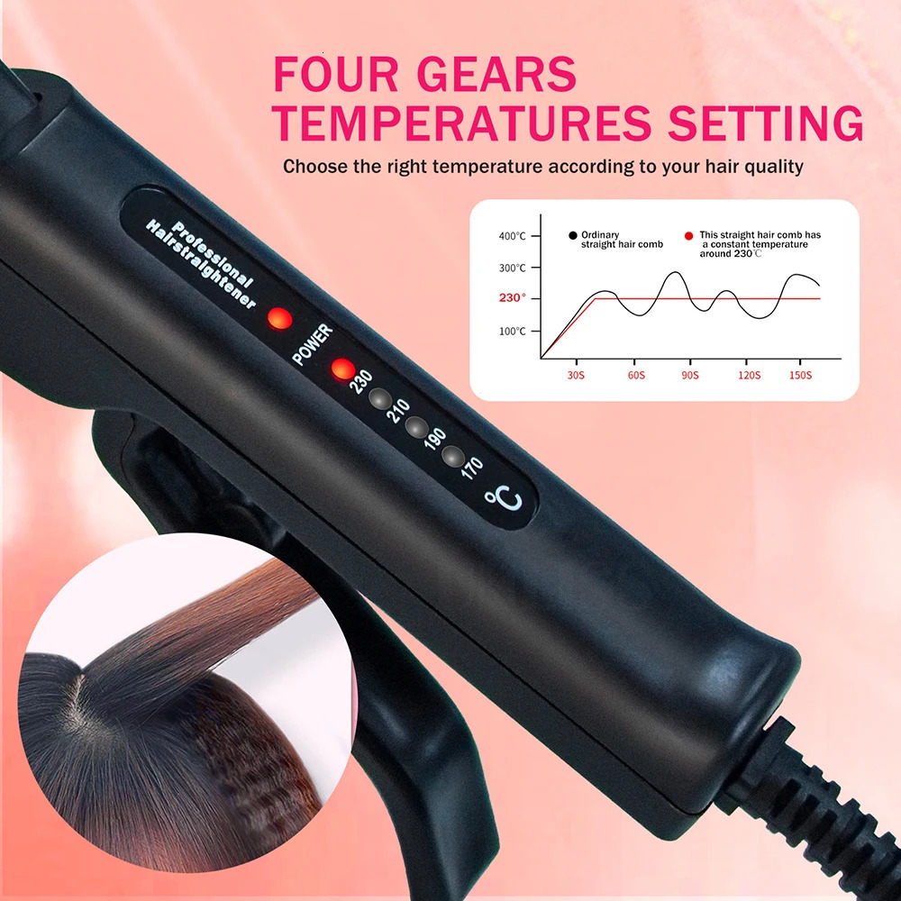 Ceramic Hair Curler Corrugated Curling Iron Electric Crimper Wave Corn Irons Wand Styling Tools Corrugation 240412
