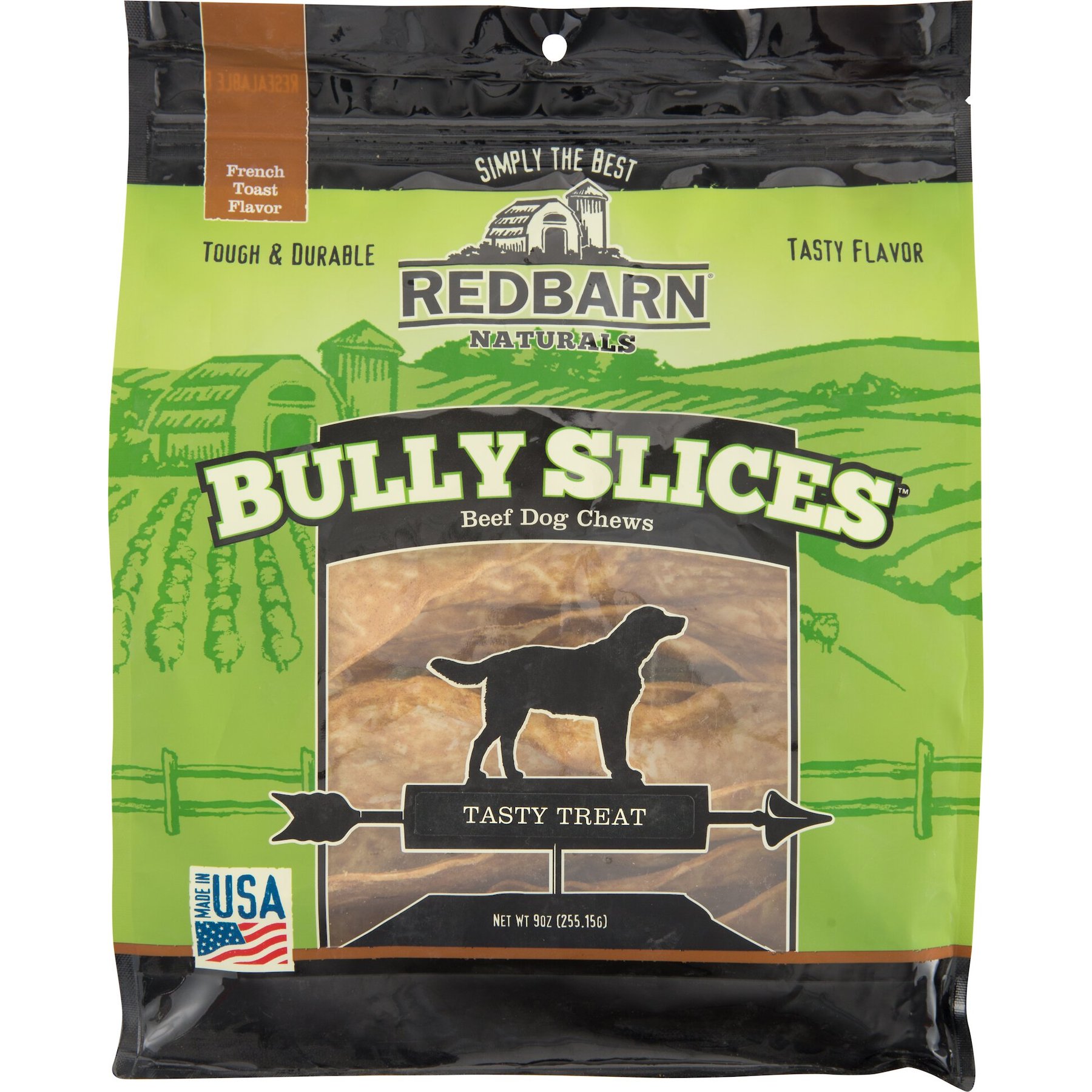 Redbarn Naturals Bully Slices French Toast Flavor Beef Dog Treats