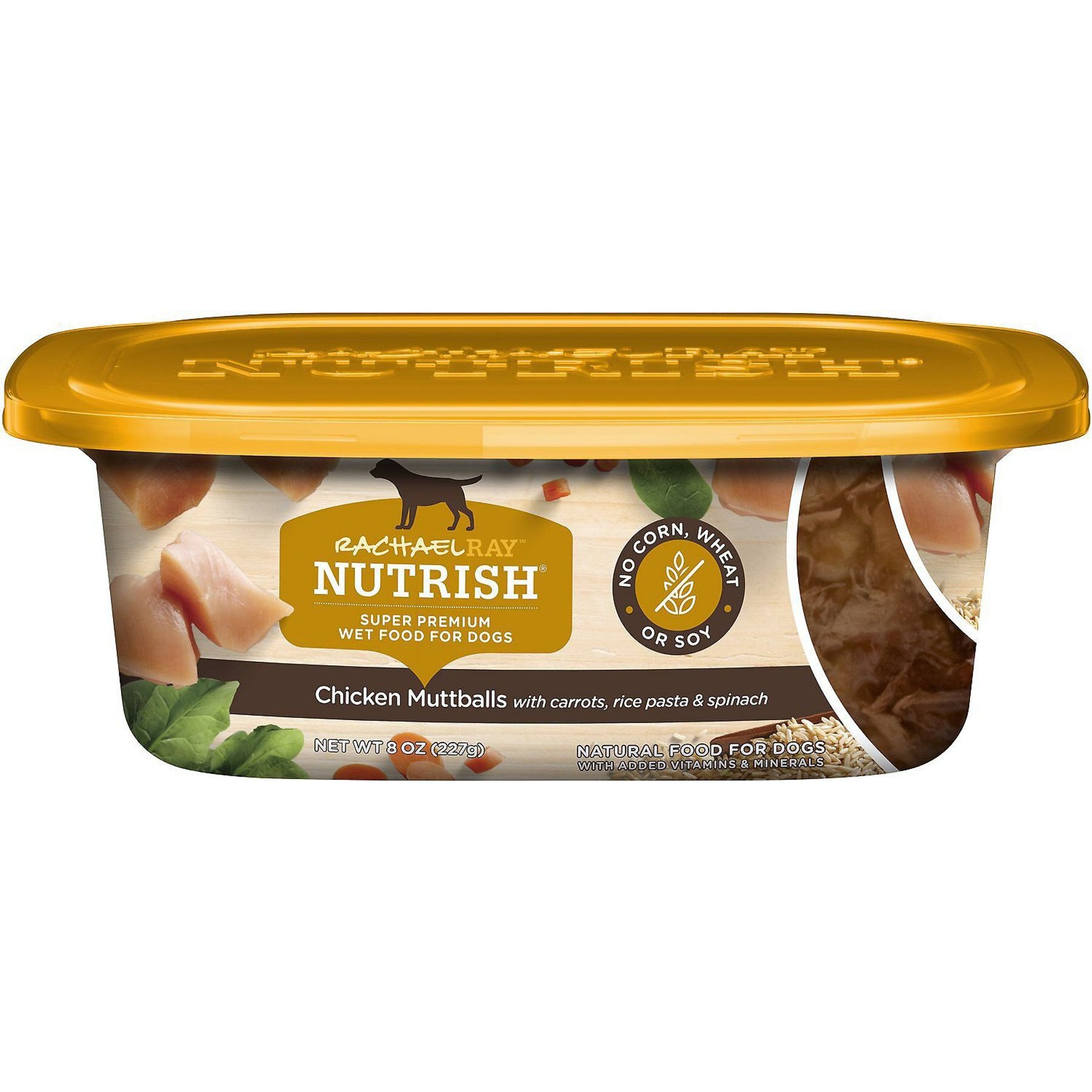 Rachael Ray Nutrish Natural Chicken Muttballs with Pasta Natural Wet Dog Food