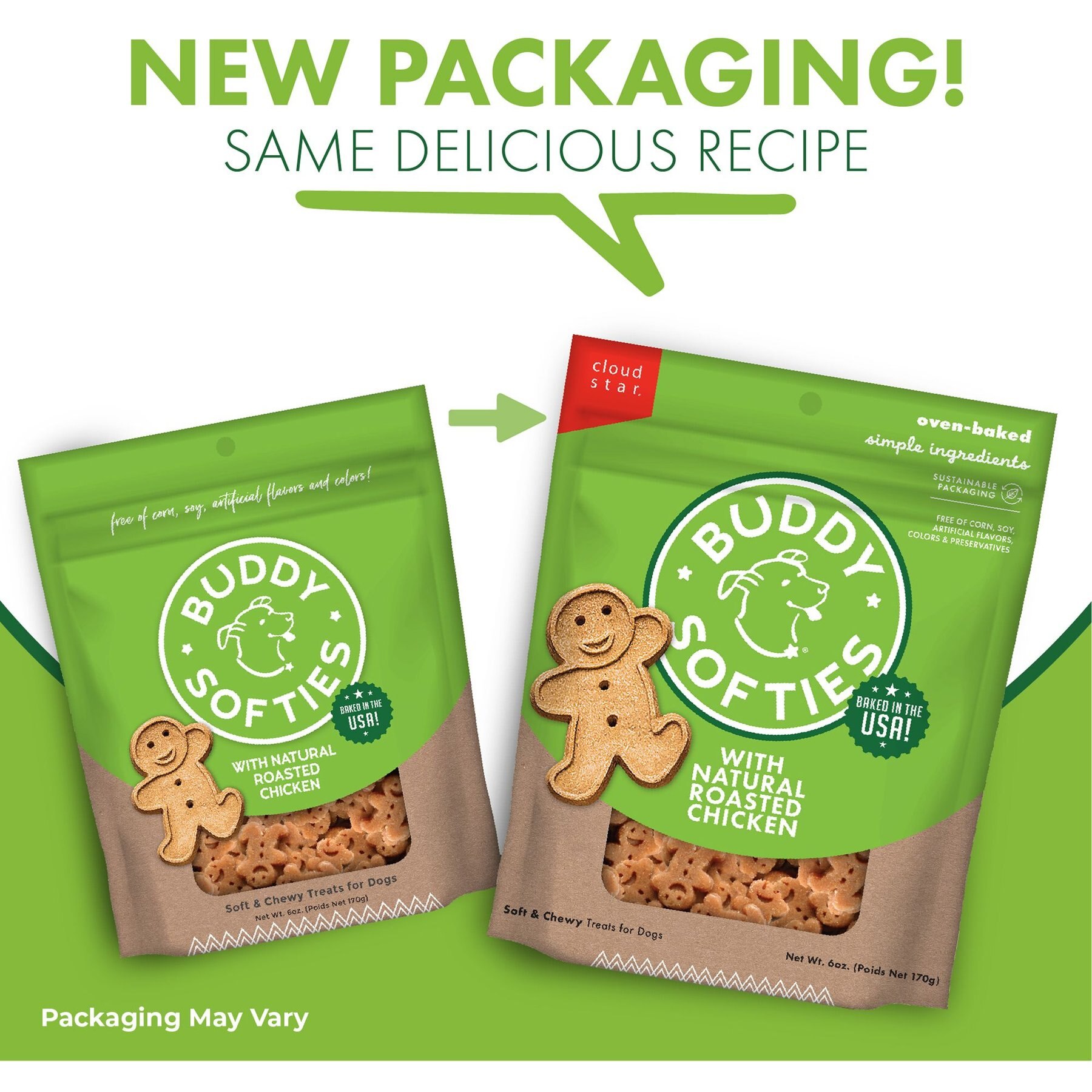 Buddy Biscuits Original Soft & Chewy with Roasted Chicken Dog Treats