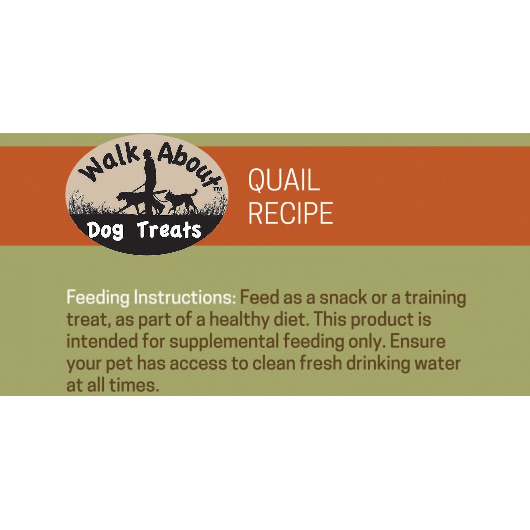 Walk About Quail Grain-Free Jerky Dog Treats
