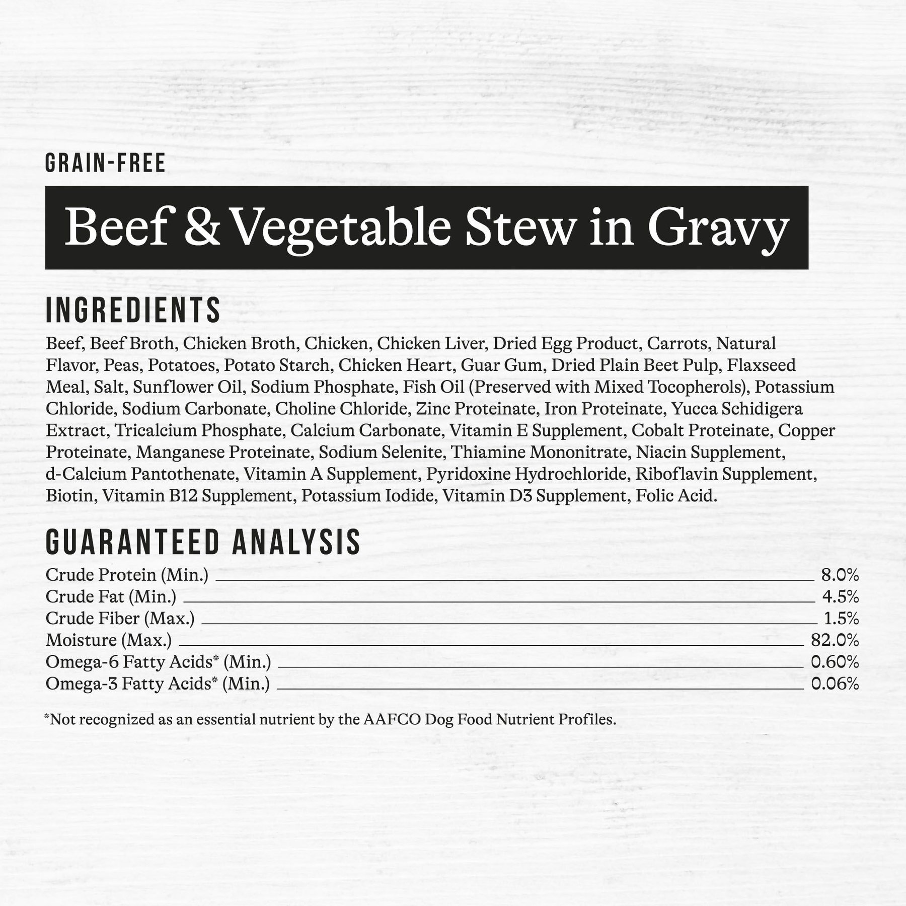 American Journey Stews Beef & Vegetables Recipe in Gravy Grain-Free Canned Dog Food