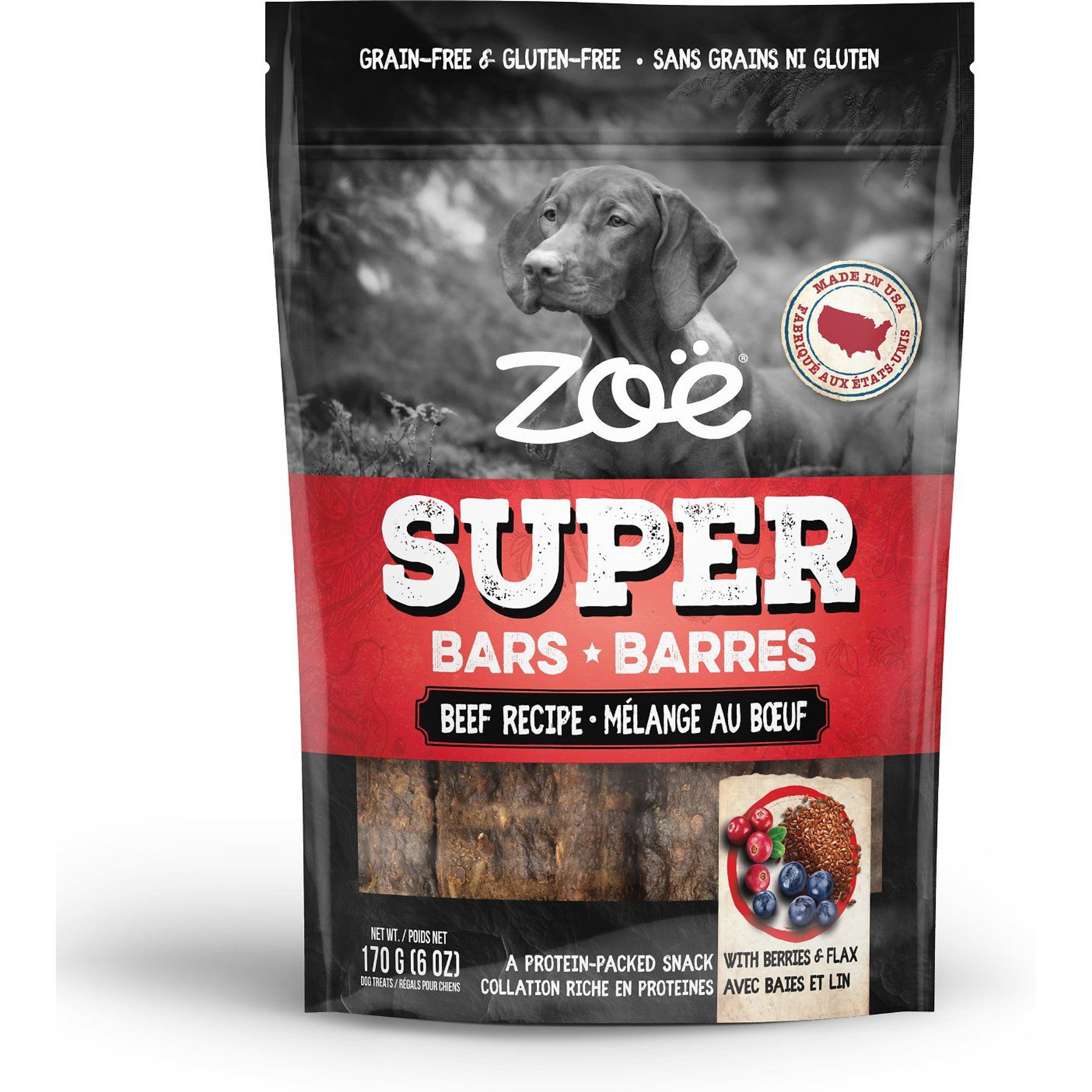 Zoe Super Bar Beef Recipe Grain-Free Dog Treats