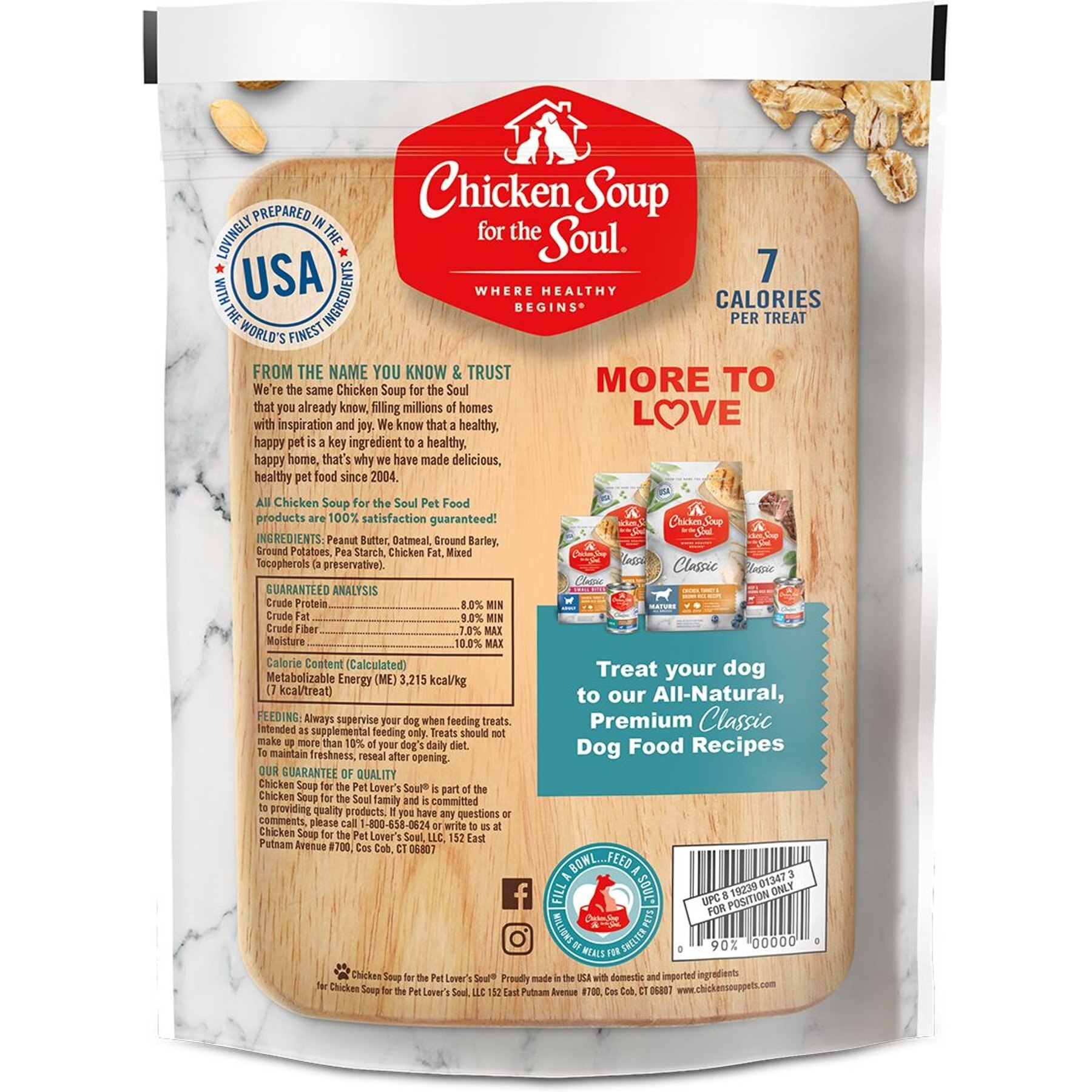 Chicken Soup for the Soul Crunchy Bites Peanut Butter Dog Treats