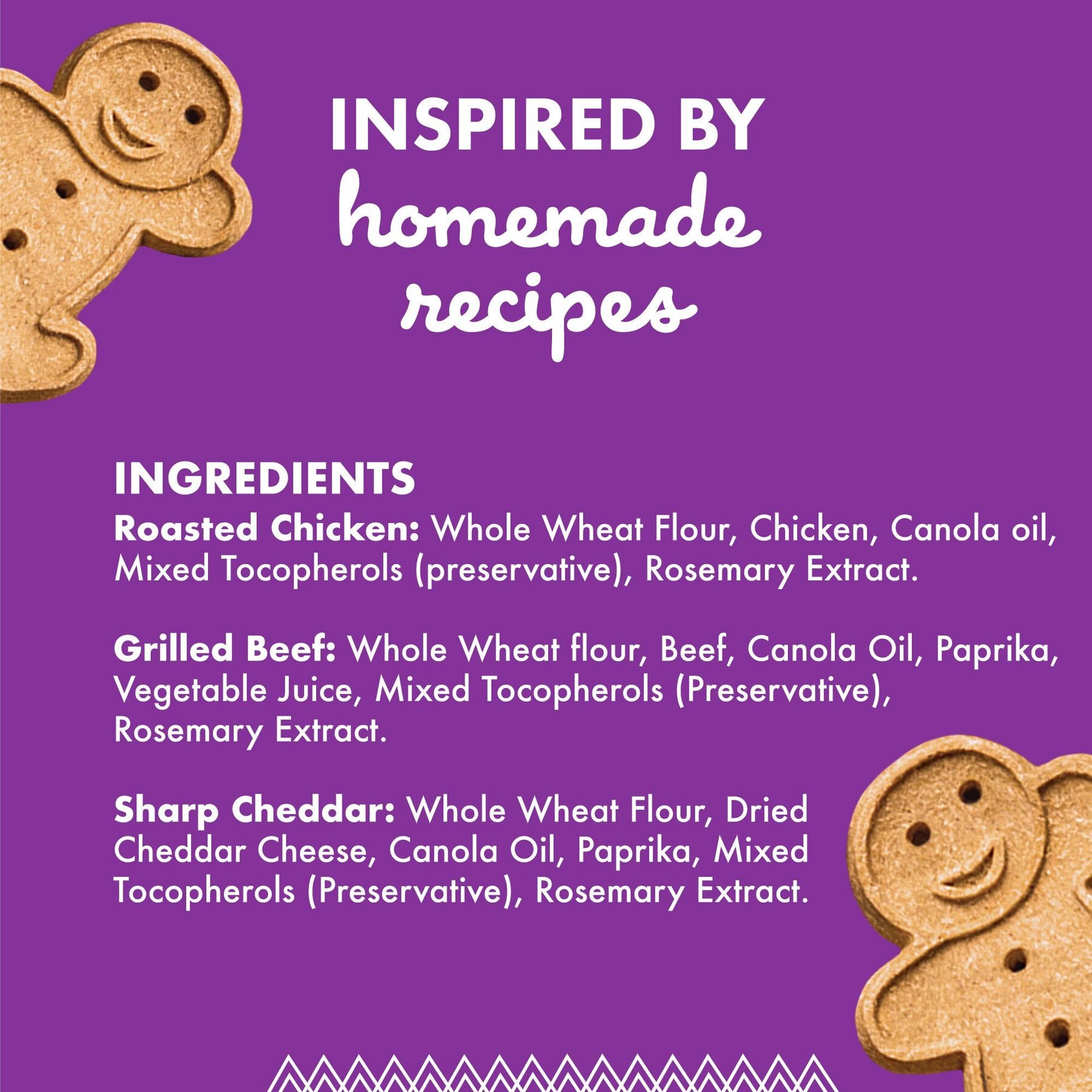 Buddy Biscuits Assorted Flavors Roasted Chicken, Grilled Beef, Sharp Cheddar Dog Treats, 16-oz box