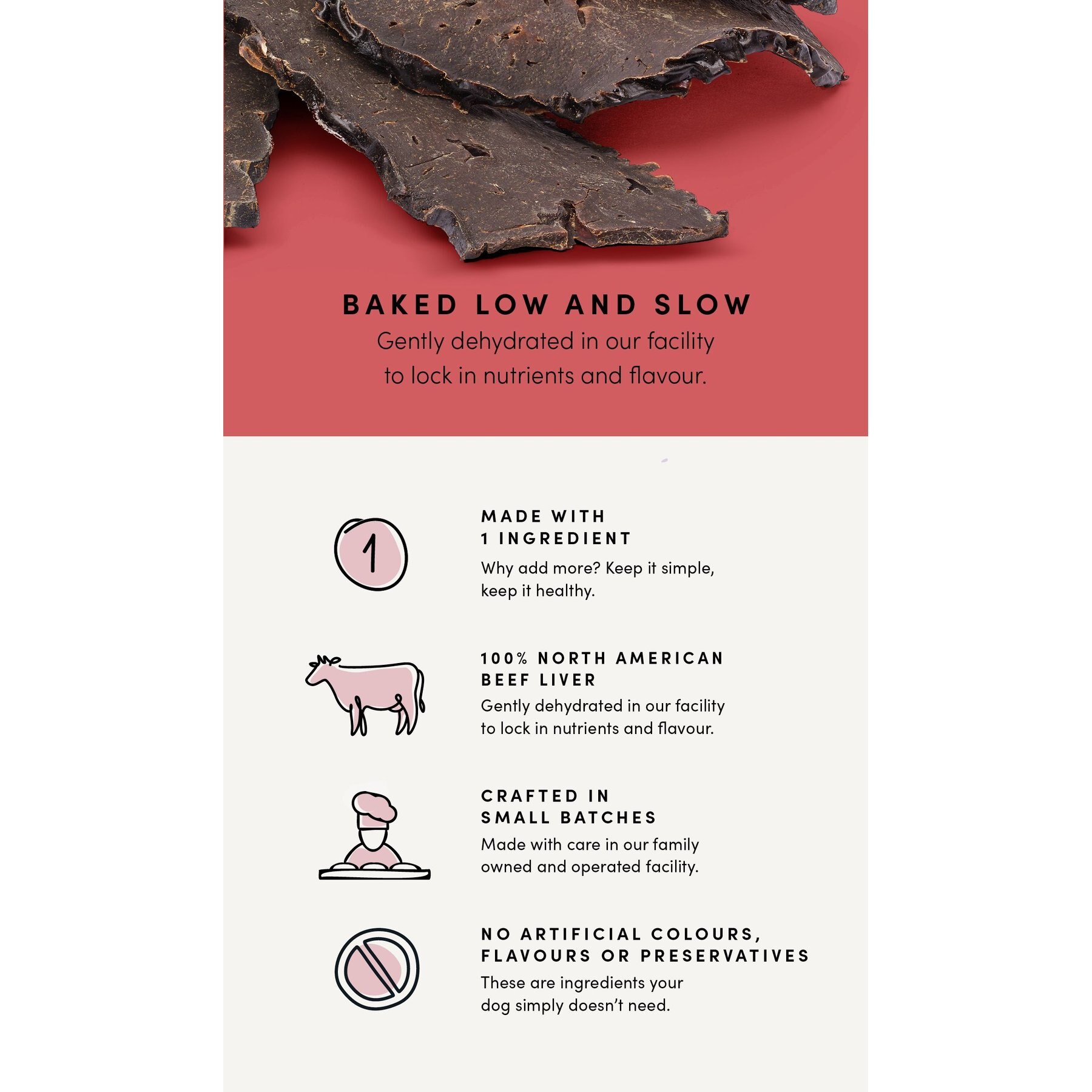 Crumps' Naturals Traditional Liver Fillets Dog Treats