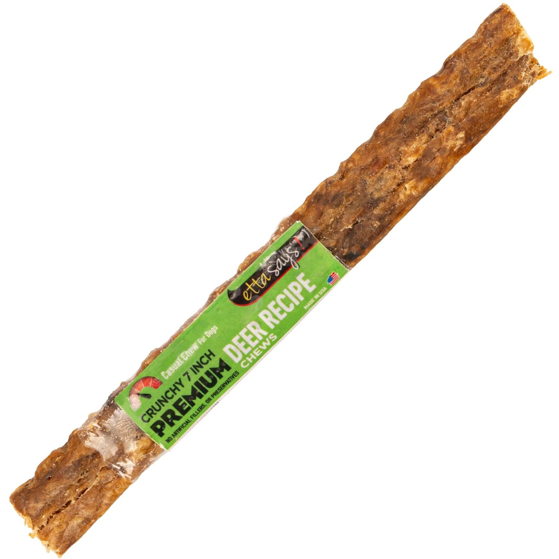 Etta Says! 7" Crunchy Deer Dog Chew Treats