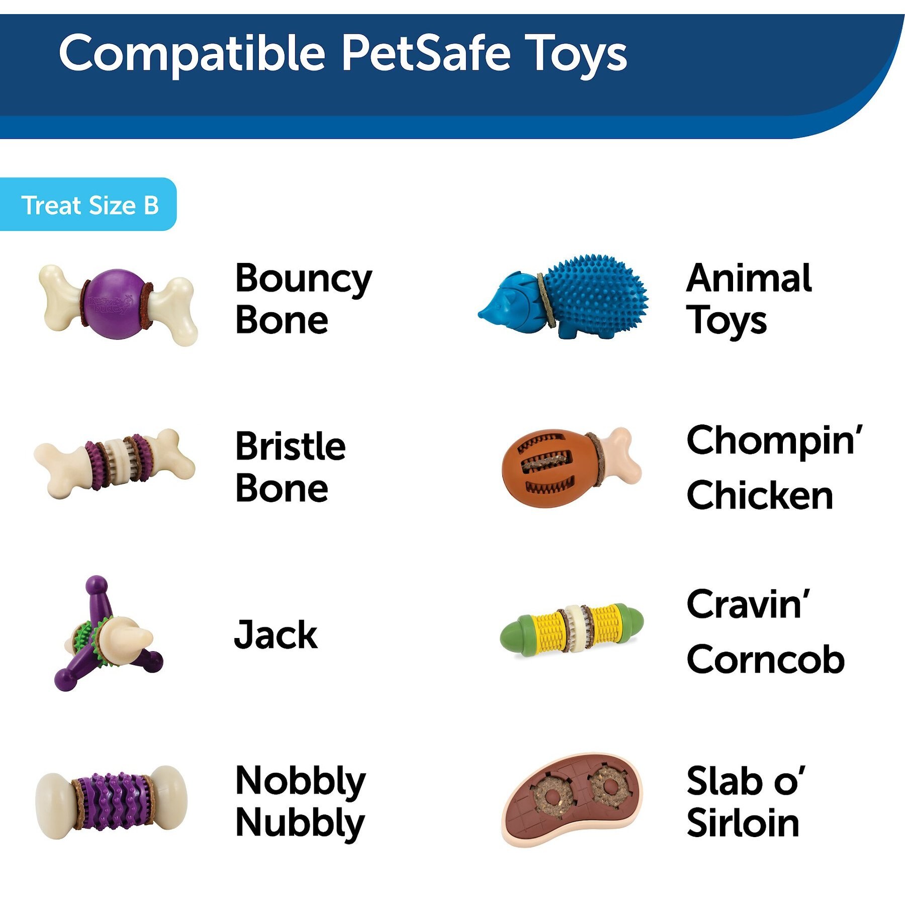 PetSafe Busy Buddy Natural Rawhide Peanut Butter Rings Dog Treats, Size B