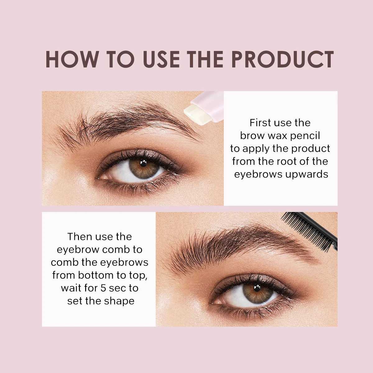 Eyebrow Gel Brows Wax Pencil Double Head Waterproof Long-Lasting Wild Brow Styling Soap Eye Brow Shaping Brush Womens CosmeticsXJ241121