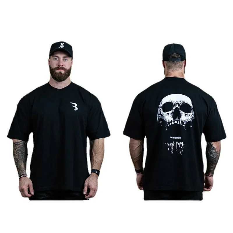 Men's T-Shirts Cbum Oversized Sports 100% Cotton TShirts Gym Fitness Men T-shirt Clothing Summer Workout Basketball High Quality Cbum Tops Ts Y24