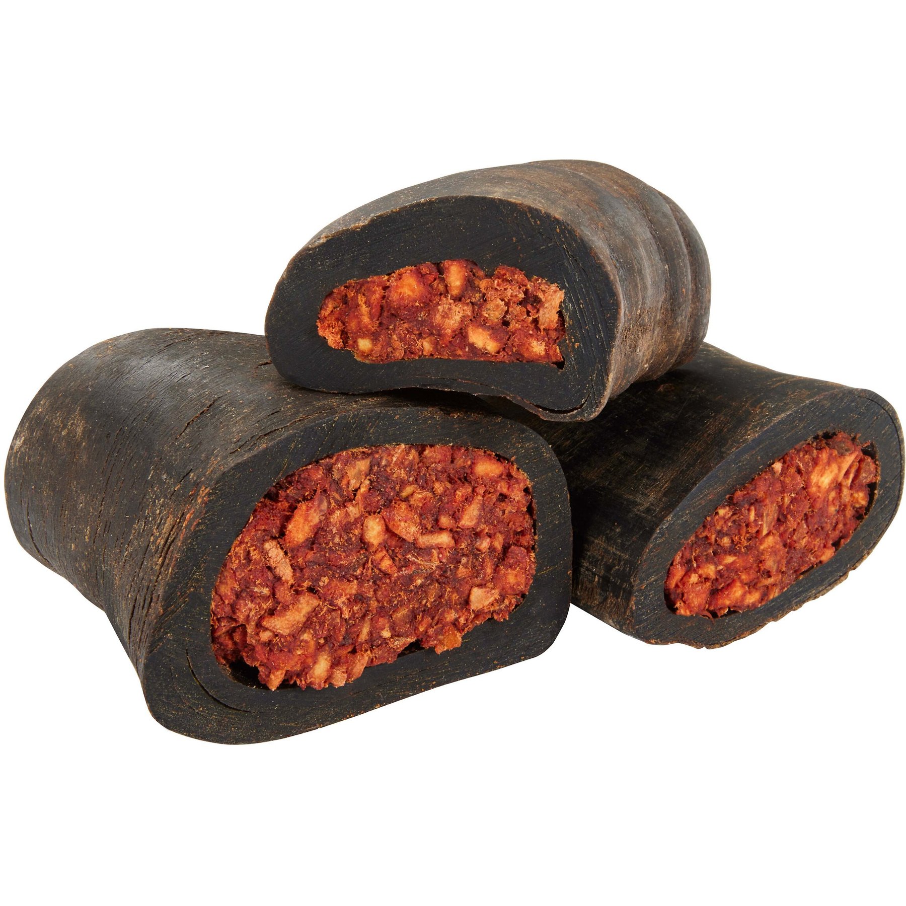 Bones & Chews Cheese & Bacon Flavor Stuffed Water Buffalo Horn Dog Treats