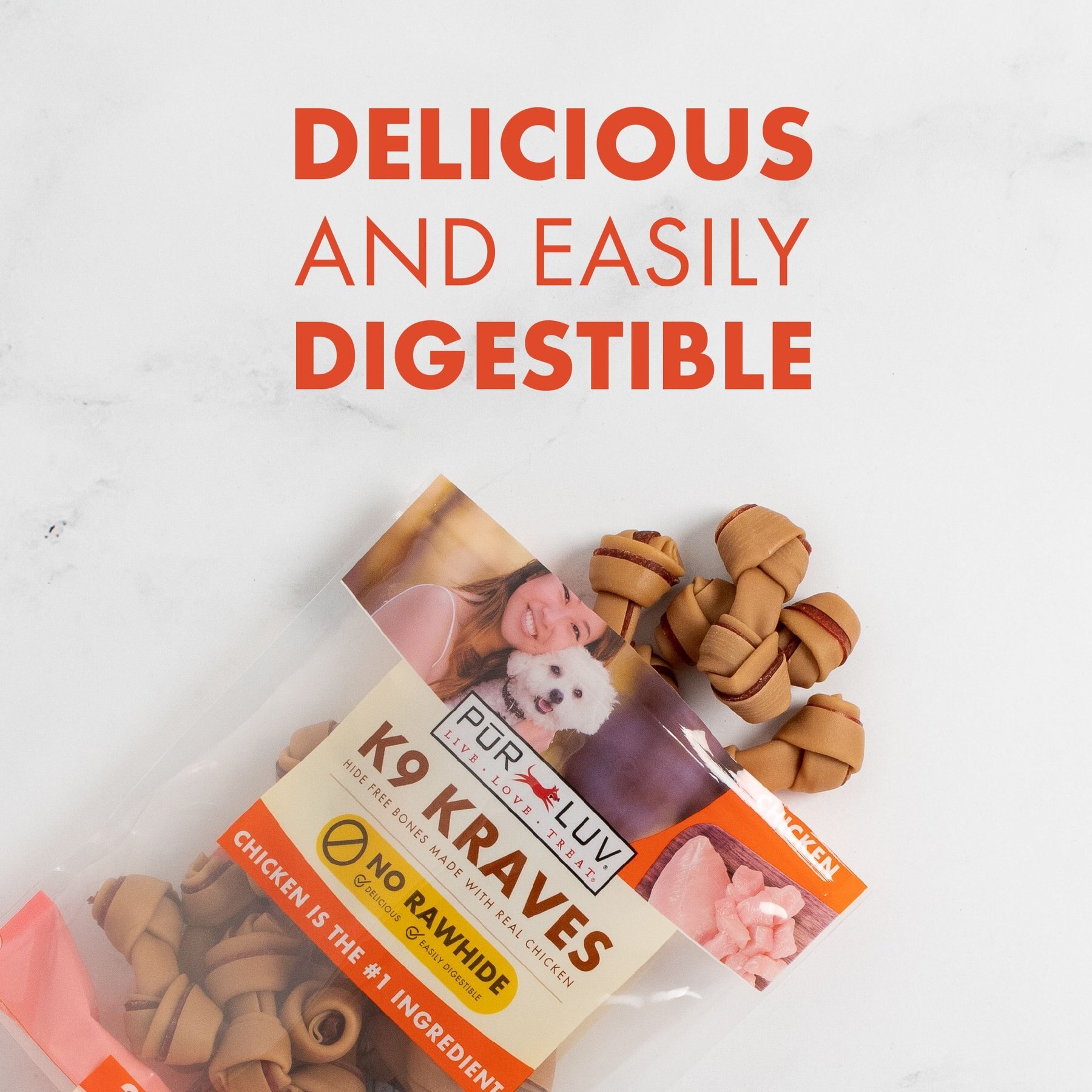 Pur Luv K9 Kraves Chicken Dog Treats