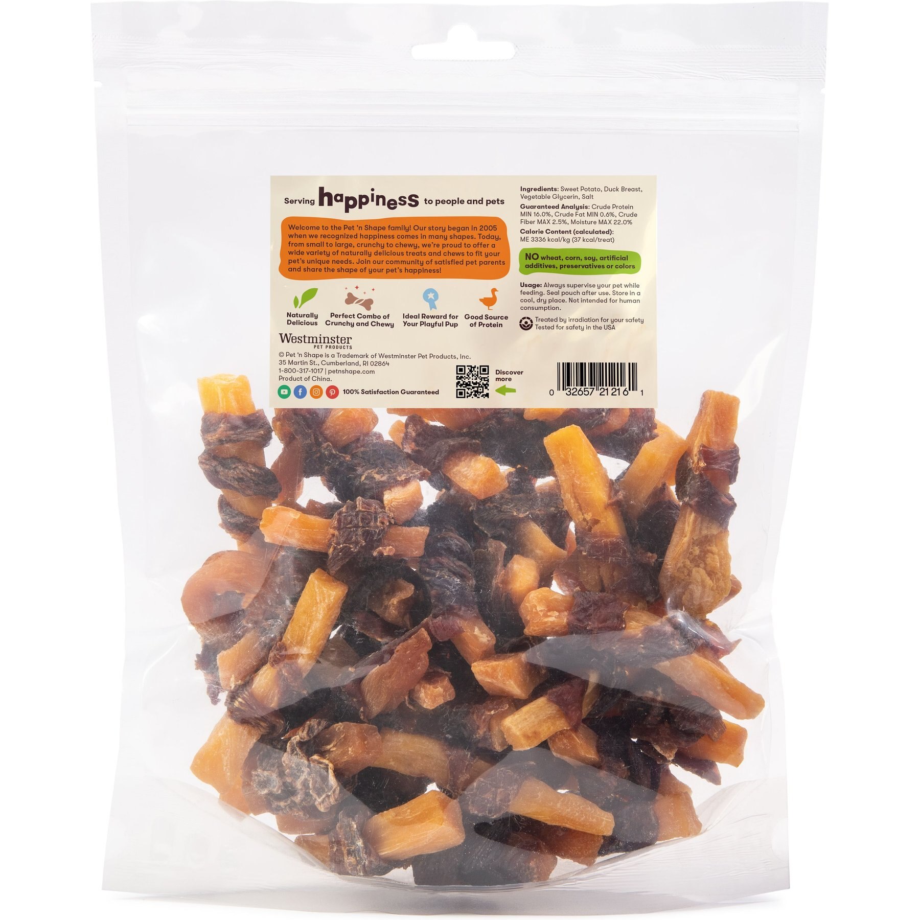 Pet 'n Shape Grain-Free Duck 'n Sweet Potato Dog Treats