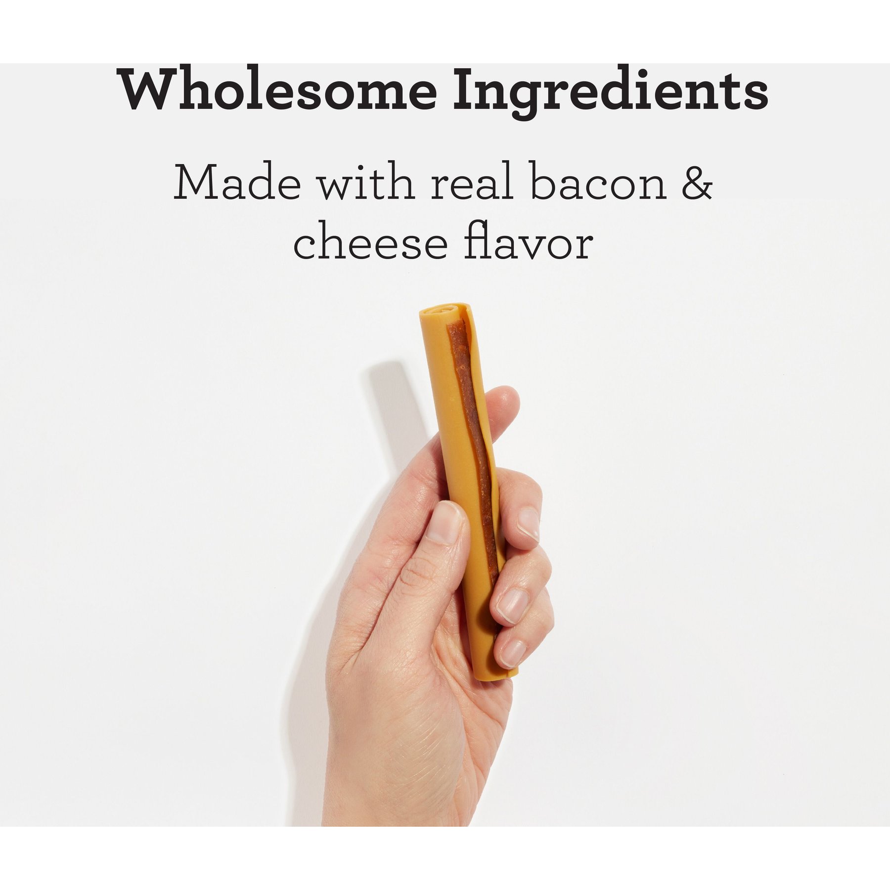 DreamBone DreamSticks Bacon & Cheese Chews Dog Treats, 15 count